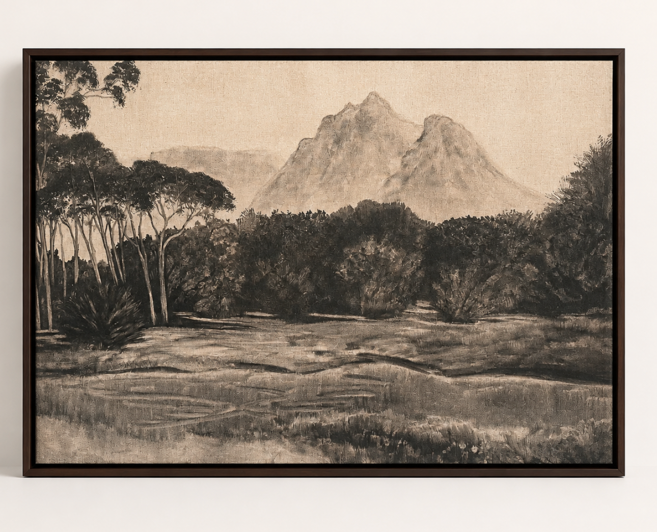 The Wetlands (3/50) | 841 x 594mm | Kristi Marié Limited edition print on hemp, framed walnut