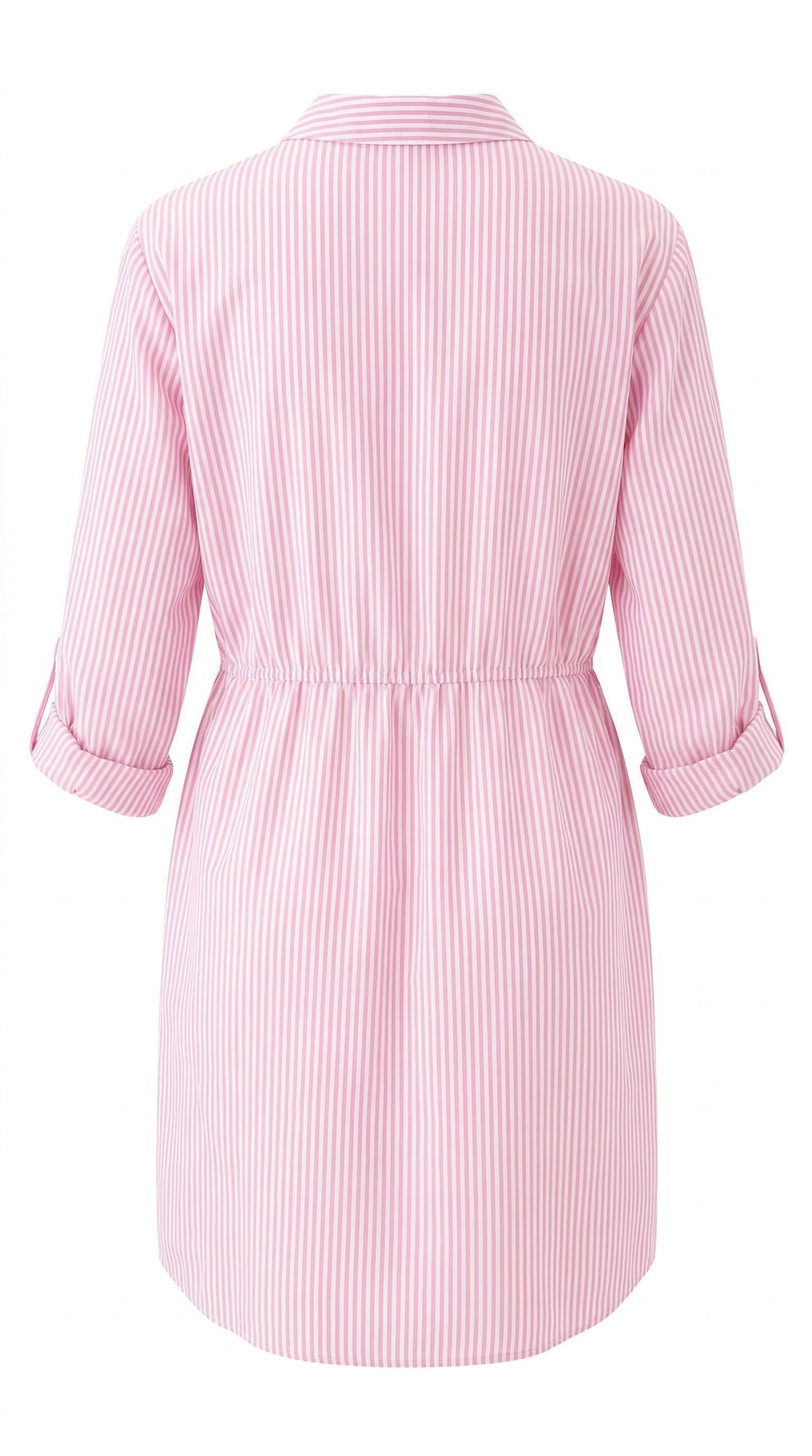 Threadz | Skyler Stripe Dress | Pink/White