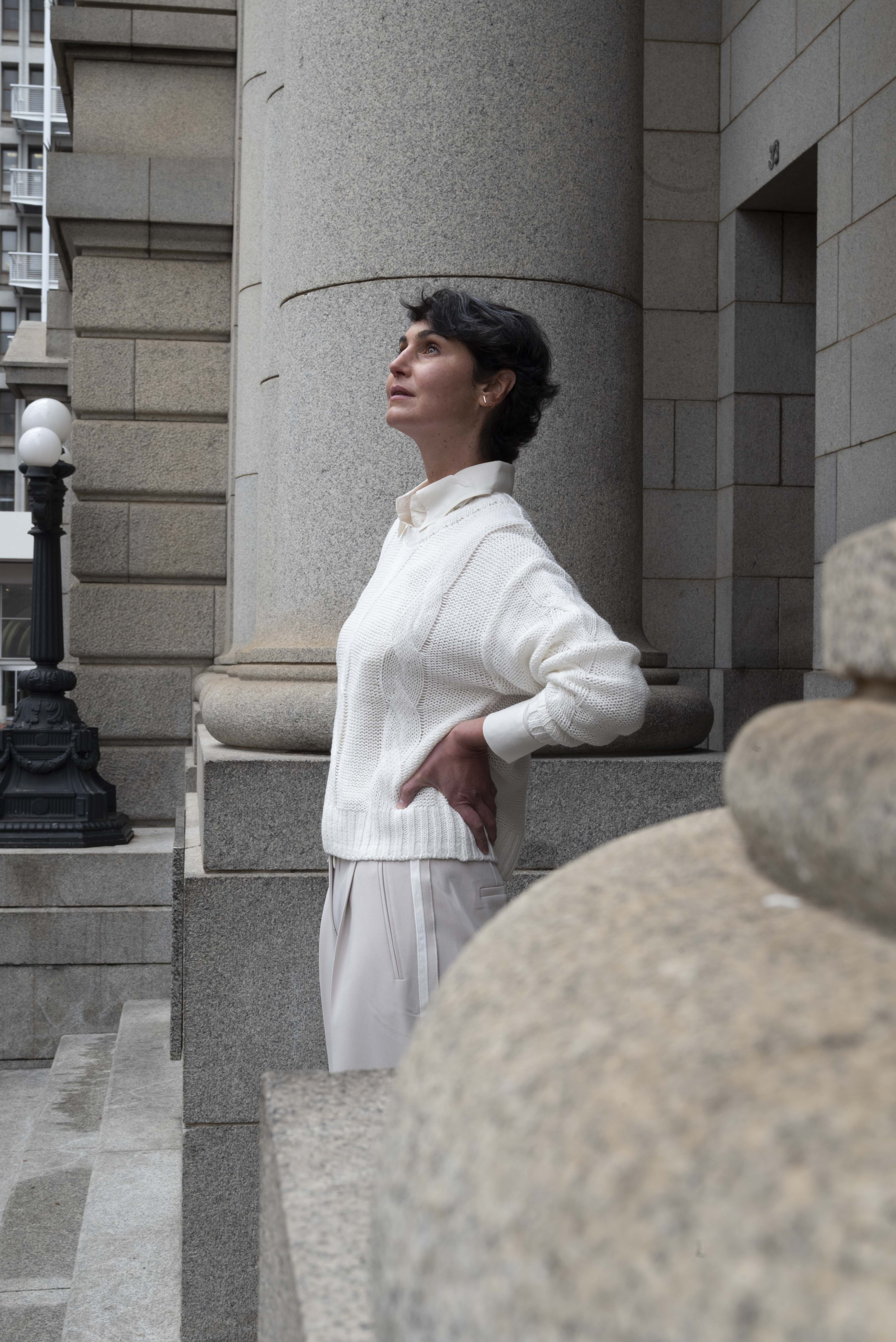 Yarra Trail | Coaxial Jumper in Ecru