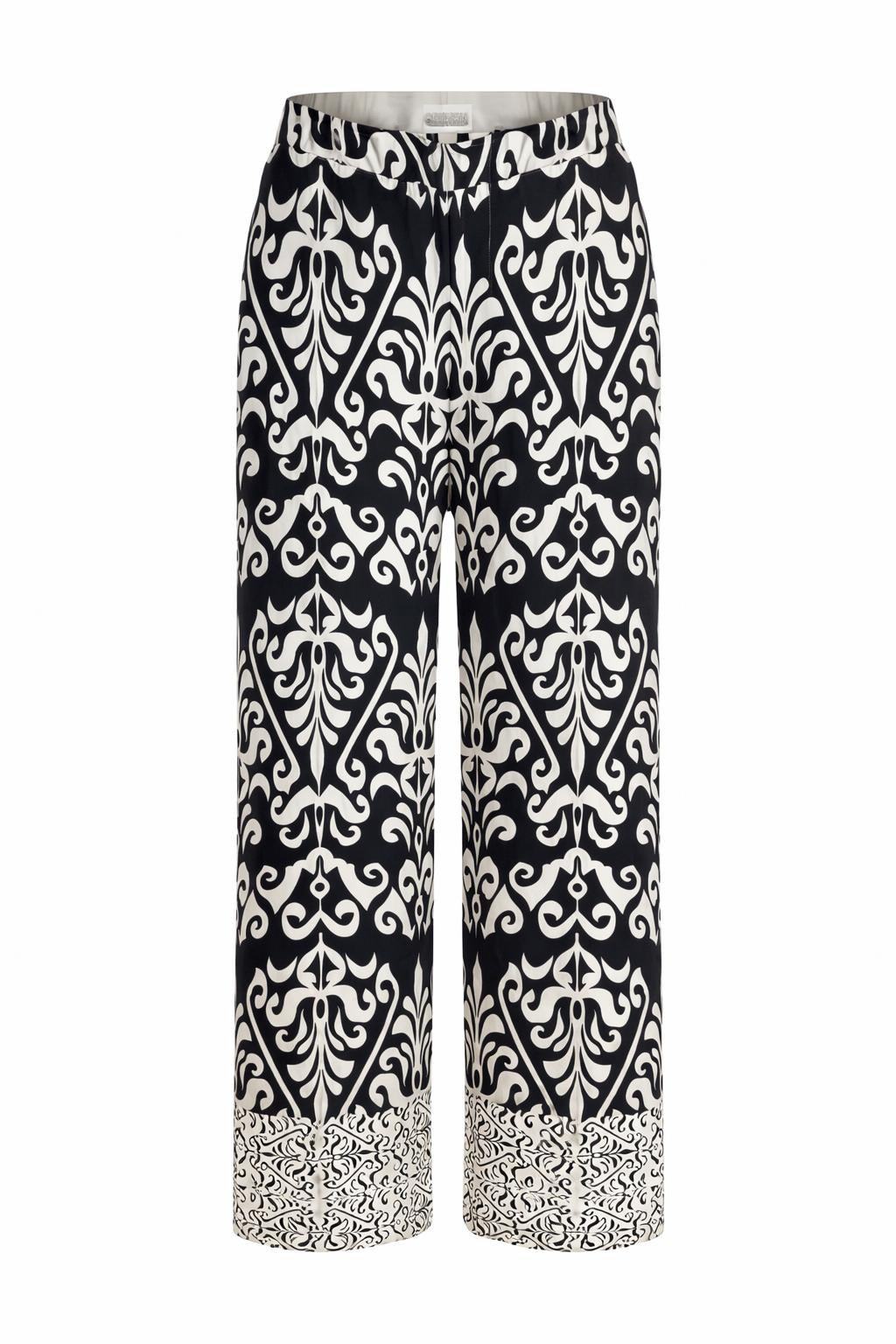 Smashed Lemon | Pant in Black print