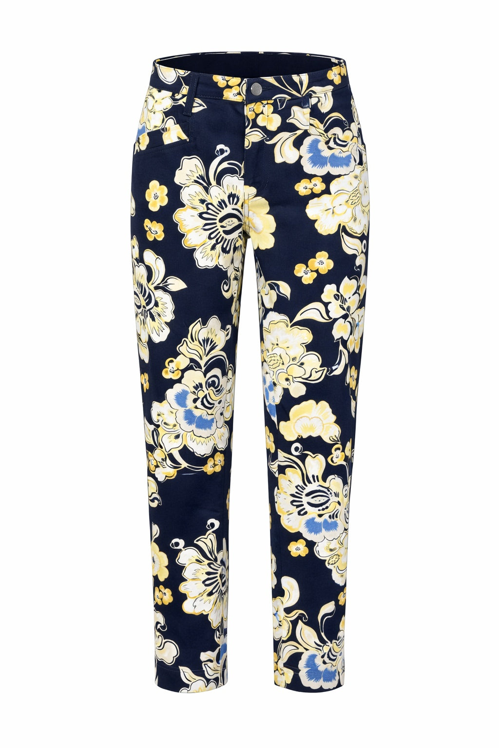 Newport Print Pant Navy Multi