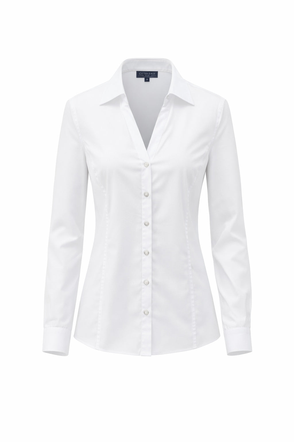 Emma Rib Shirt White