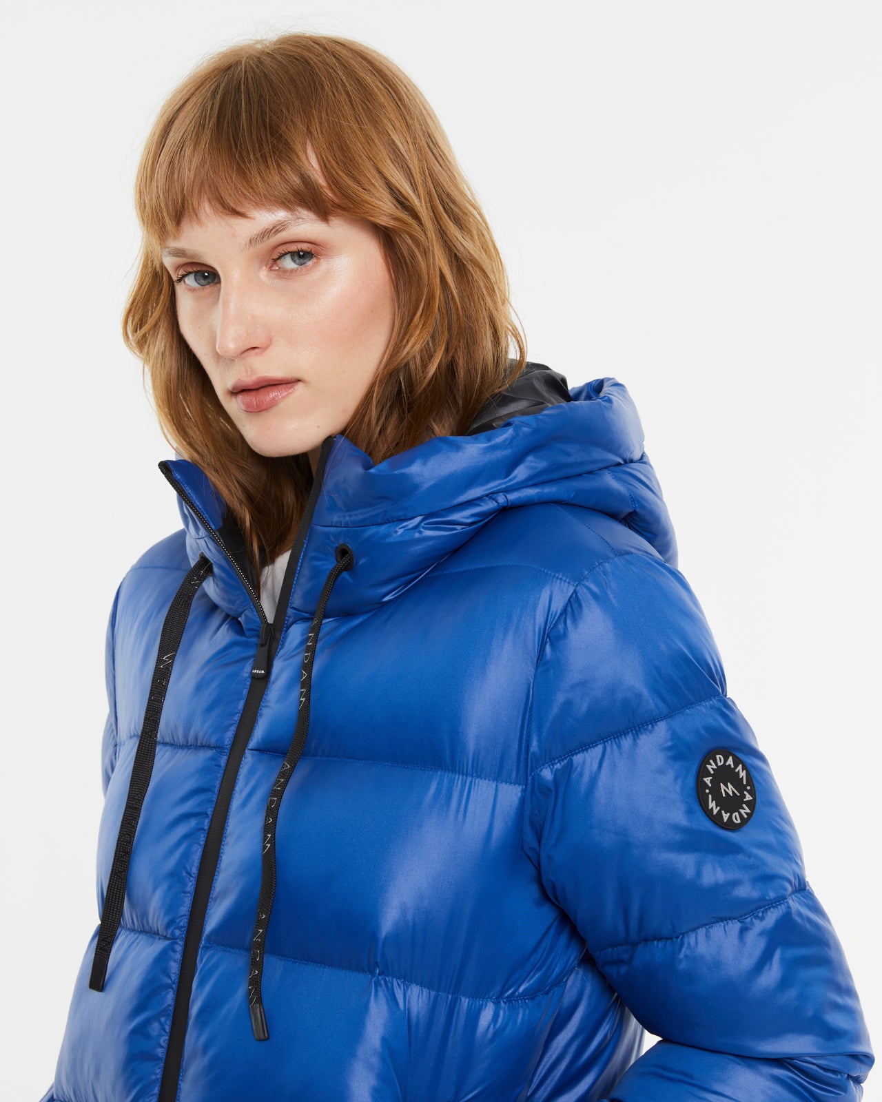 Andam | Hooded Puffer Parka in Blue