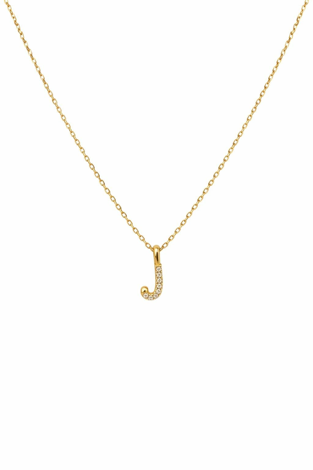 JimnoJean | Teeny Letter Pendant | J