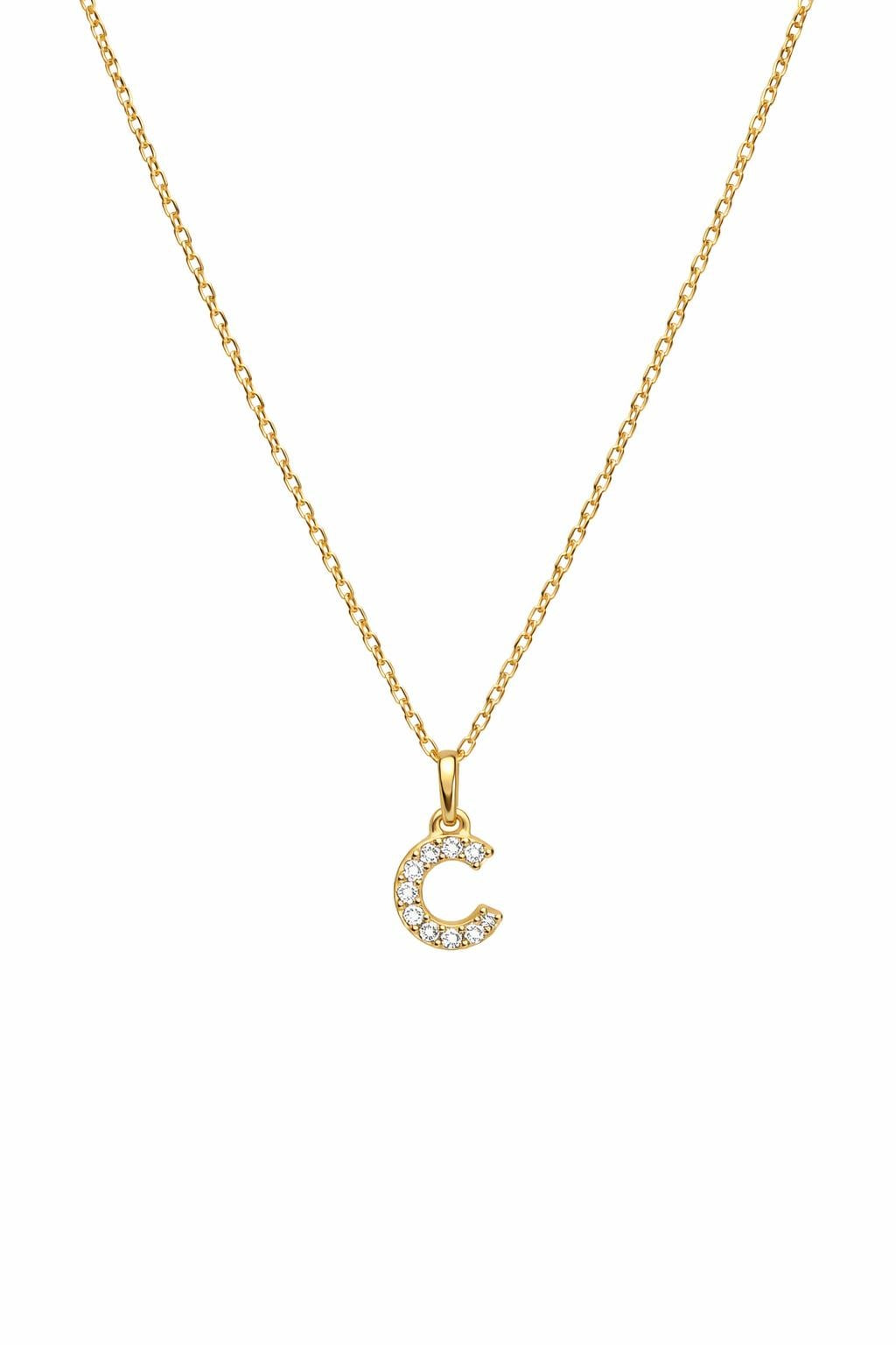 JimnoJean | Teeny Letter Pendant C