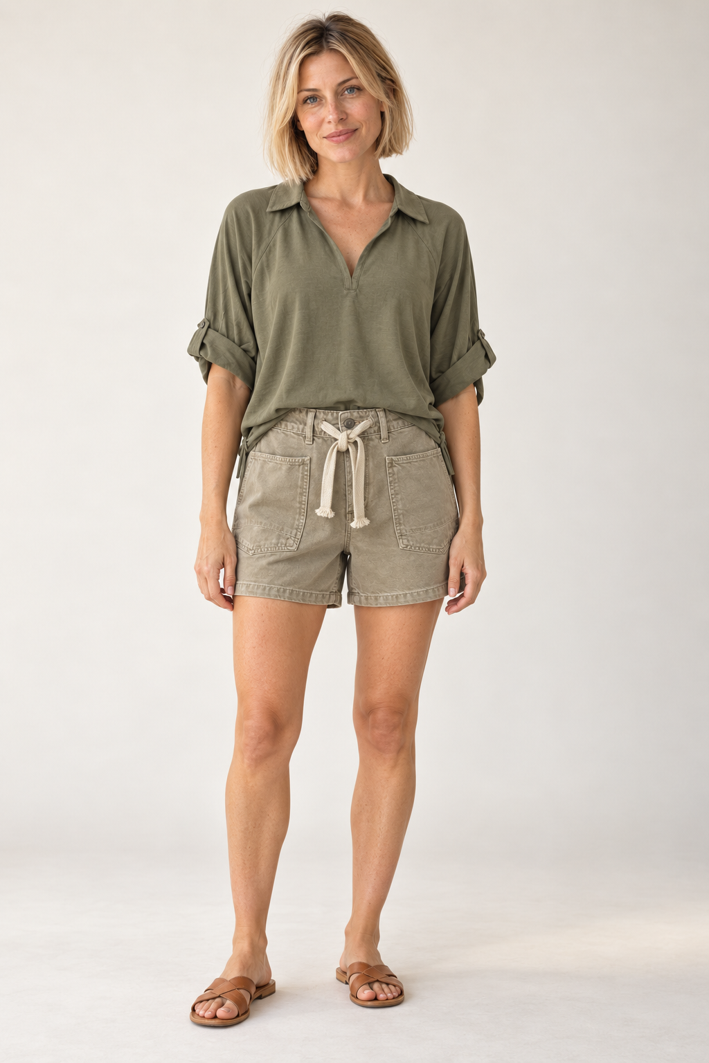 Le Temps des Cerises | Mado Short in Cobblestone