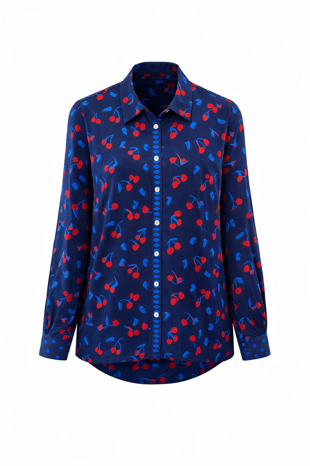 Gordon Smith | Cherry Delight Shirt in Navy & Red
