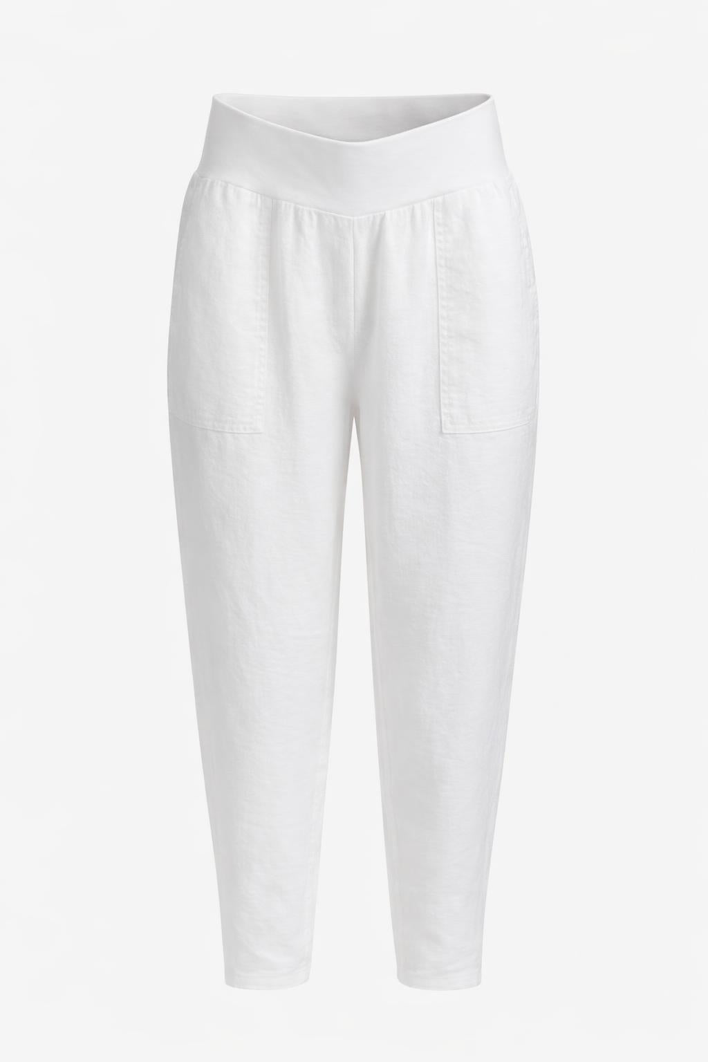 Gordon Smith | Sarah Crop Pant in White, Natural, Navy & Black