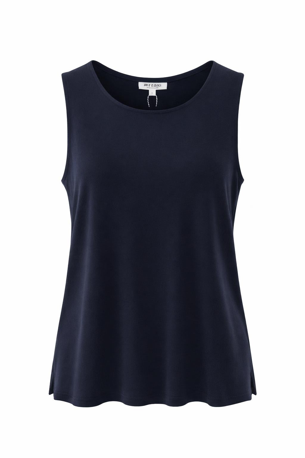 Threadz | Basic Travel Jersey Tank | Navy