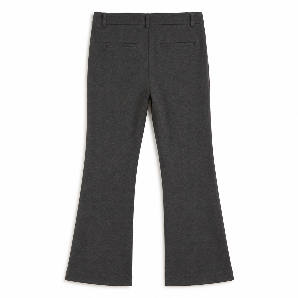ANDAM charcoal grey tailored flared pants