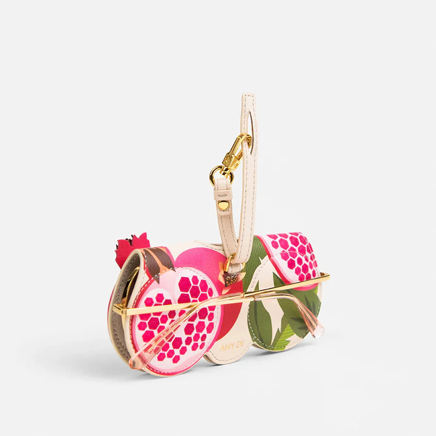 ANY DI Granada SunCover sunglasses case with pomegranate-inspired crystal detailing