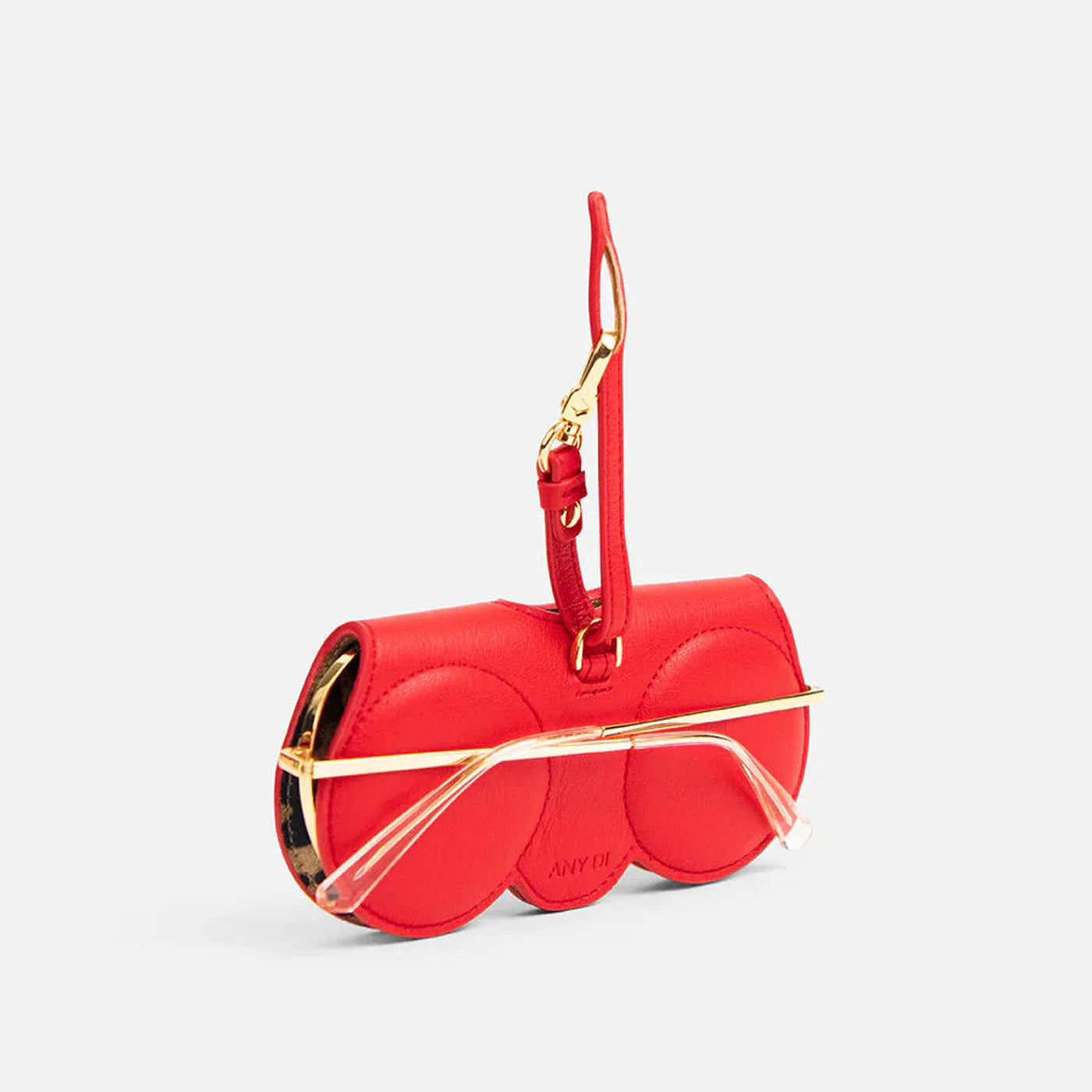ANY DI Rojo SunCover sunglasses case in vibrant red