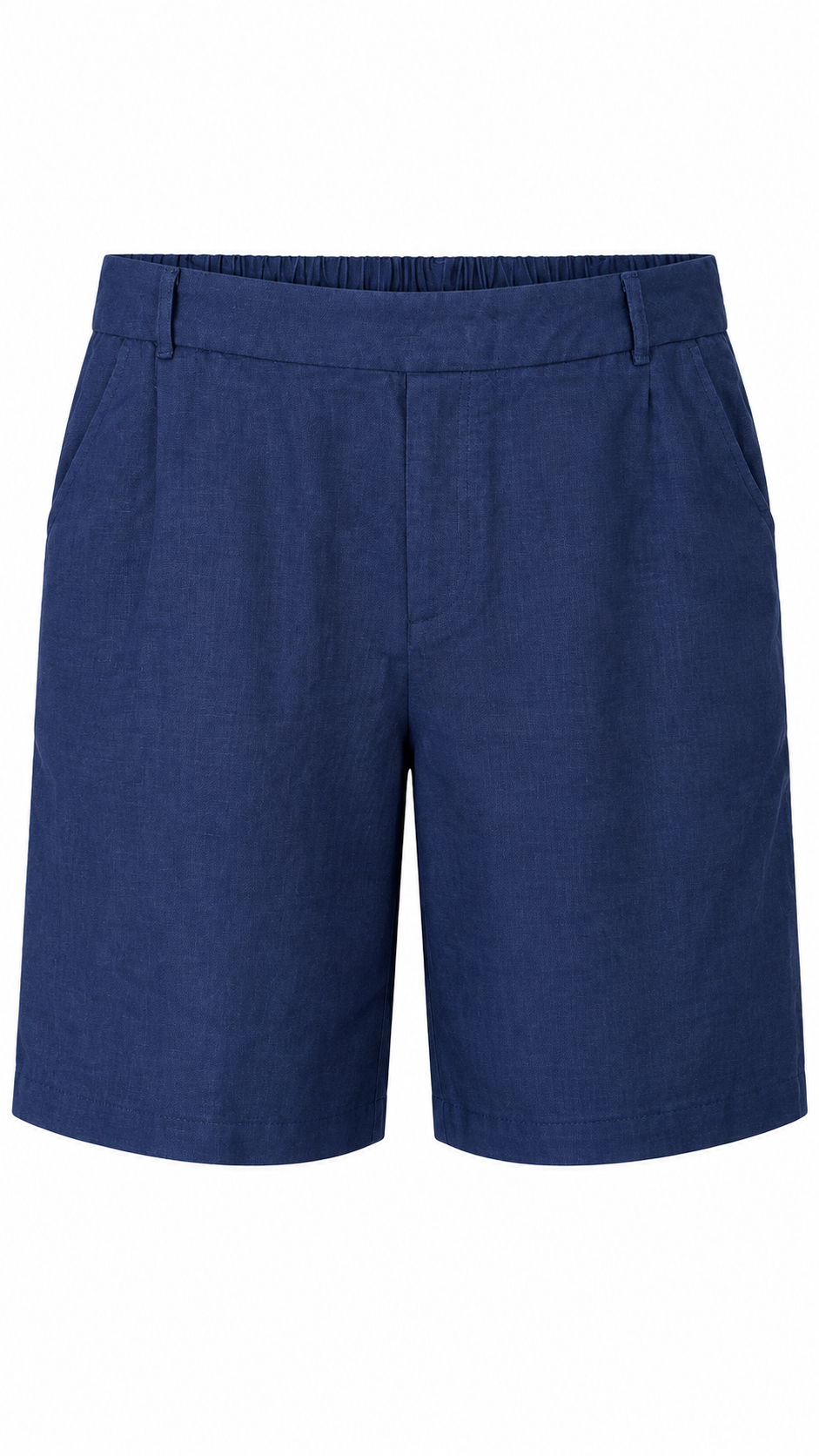 Gordon Smith Lino Short in Navy, front view