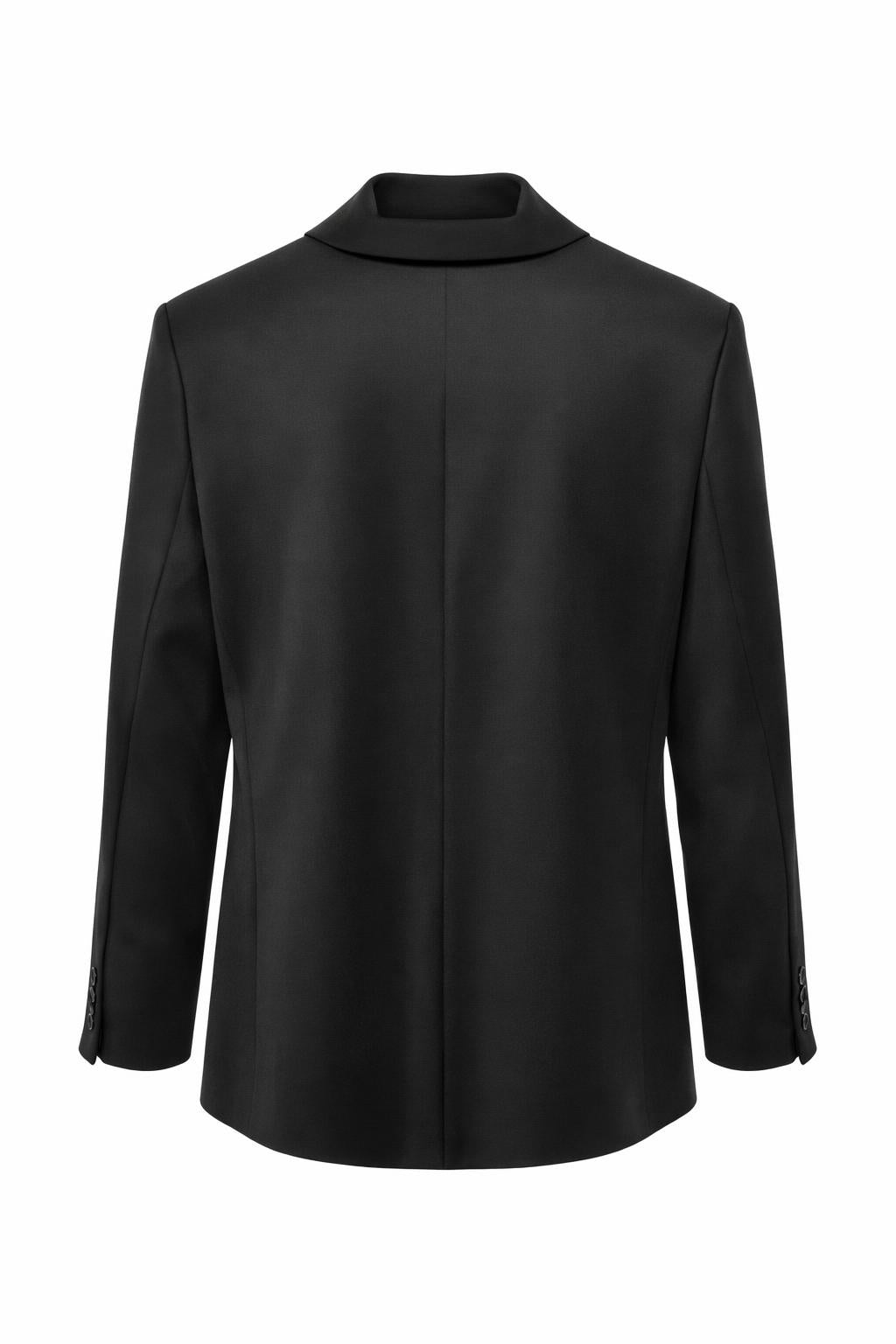 Brave + True Astrid blazer black product back view