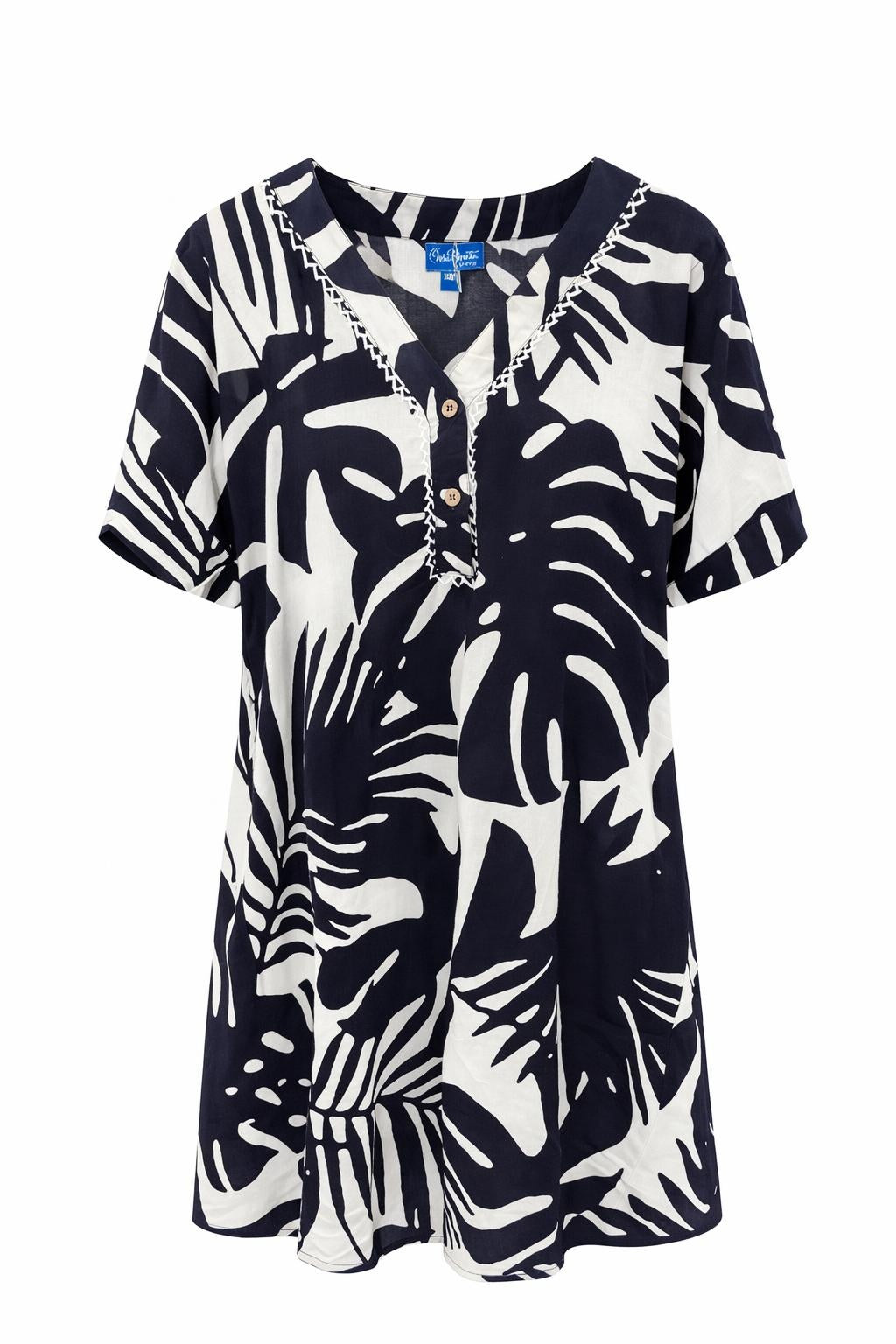 Isla Bonita | Long Dress | Black/White