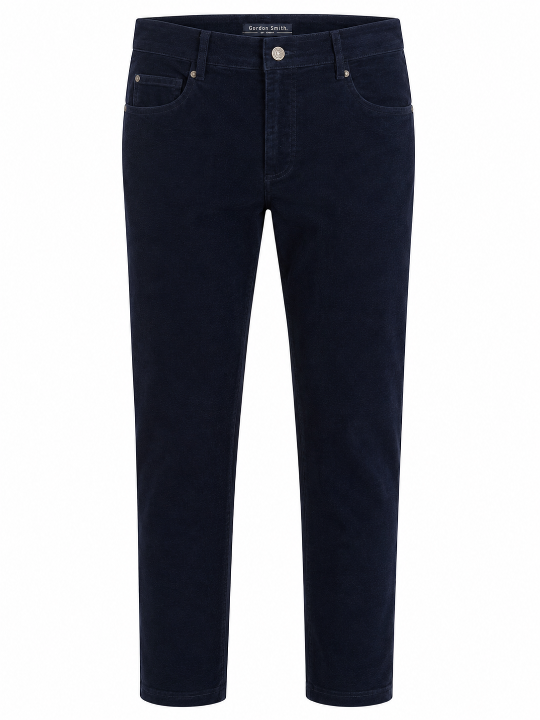 Gordon Smith navy slim-leg corduroy pants