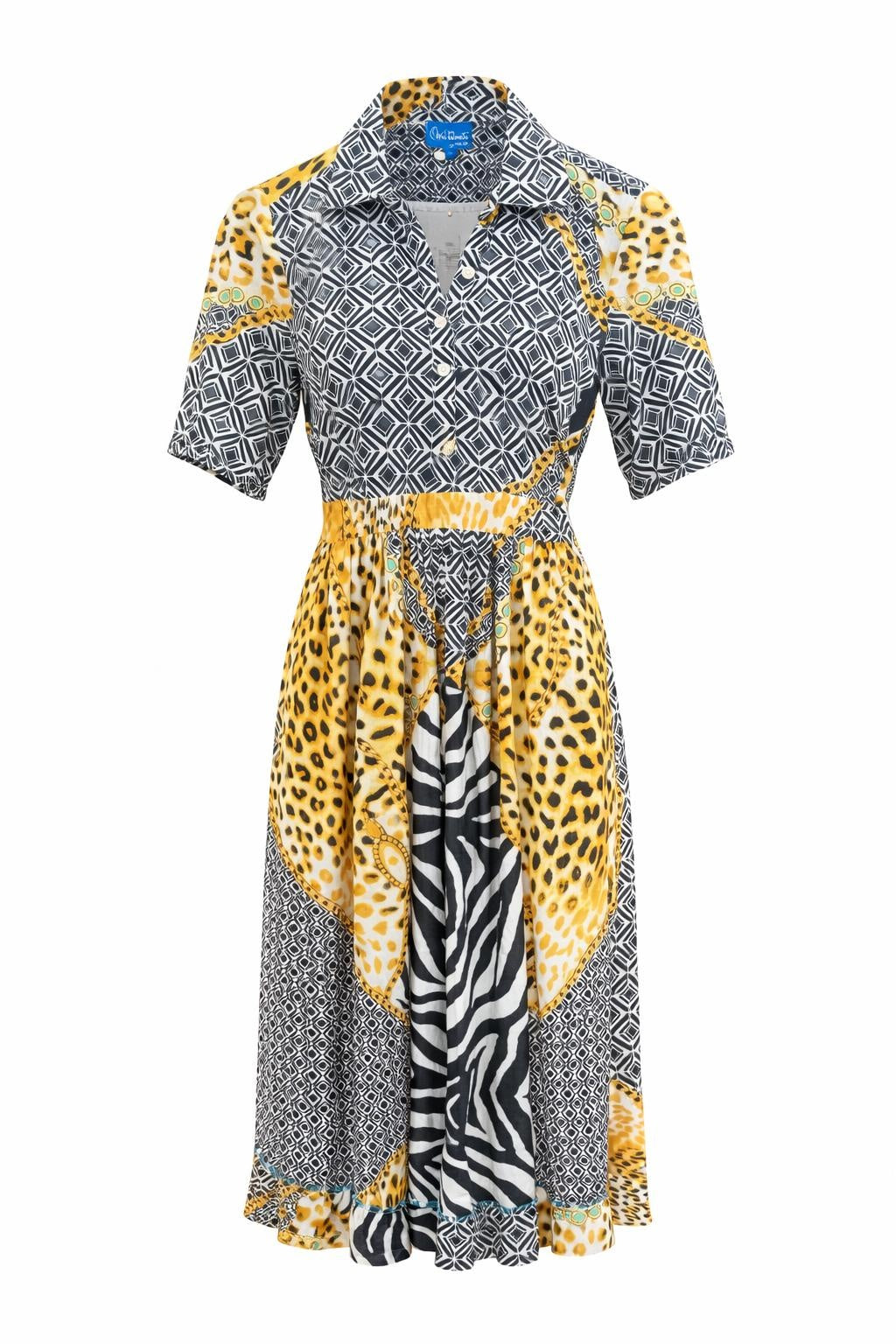 Isla Bonita long printed dress front view