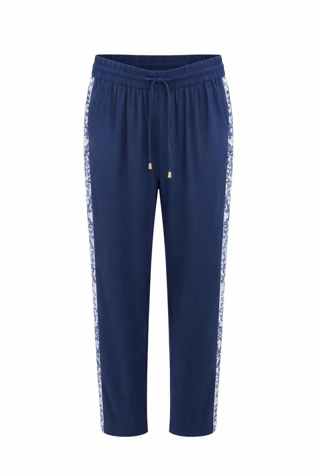 Isla Bonita navy pants product front view