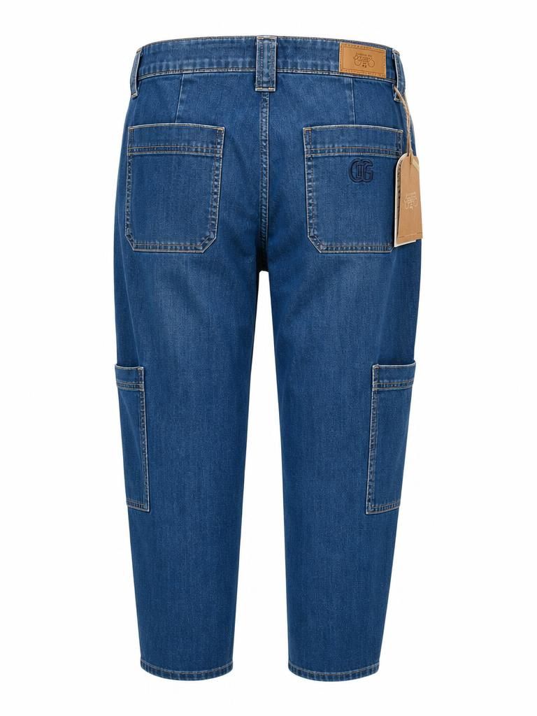 Le Temps des Cerises HOLLY wide leg blue denim jeans