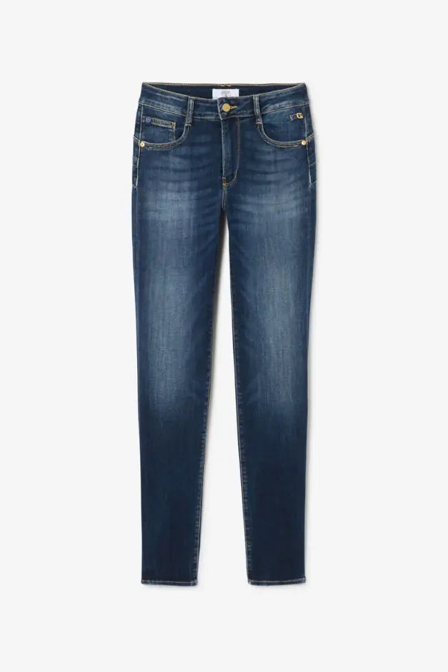 Le Temps des Cerises Pulp Regular Inge High Waist 7/8 Jeans in Blue N°2.