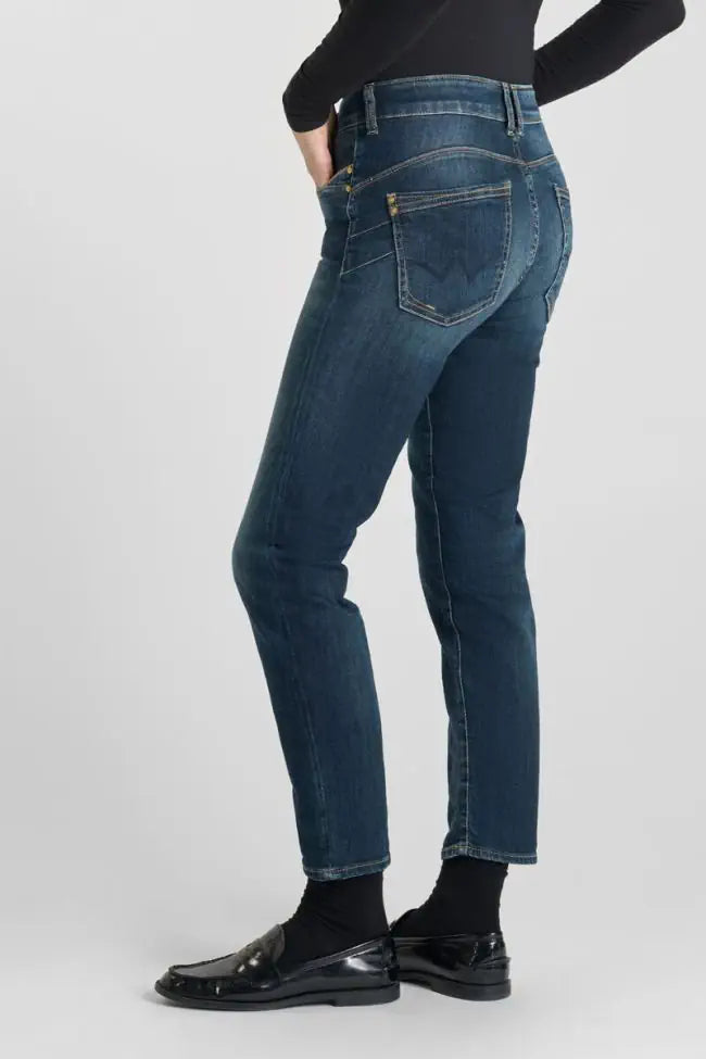 Side profile of the Pulp Regular Inge Jeans in Blue N°2.