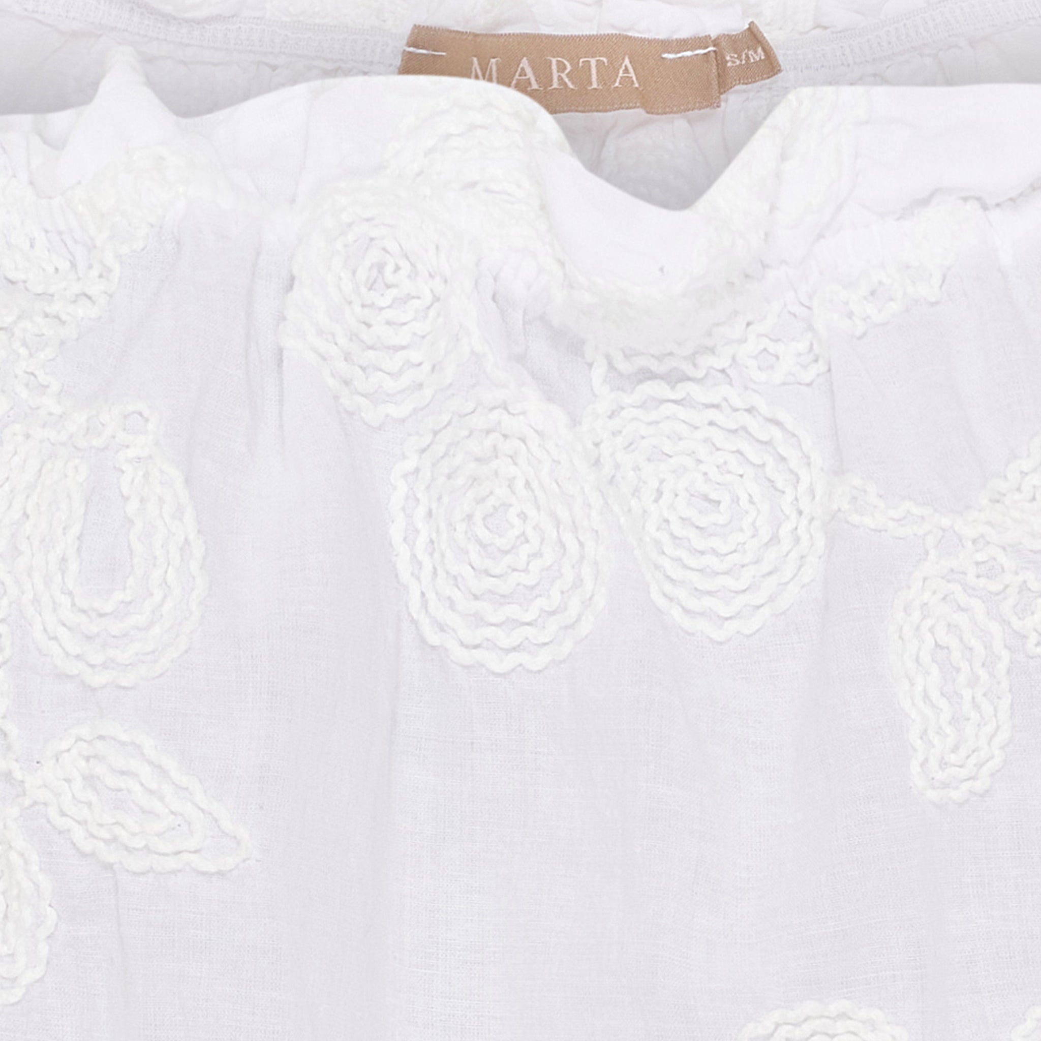 Marta du Château Cassandra top white product detail view