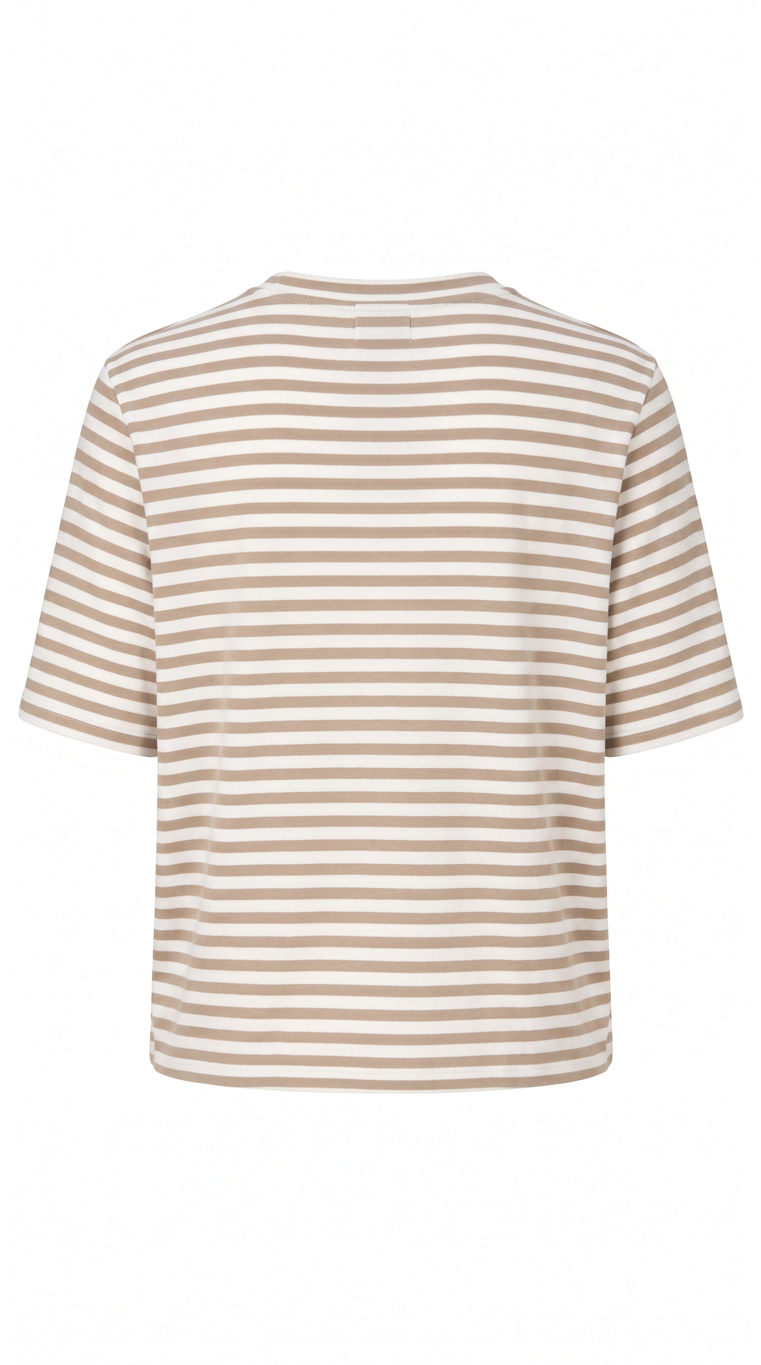Marta du Château Enrica striped tee in beige and white