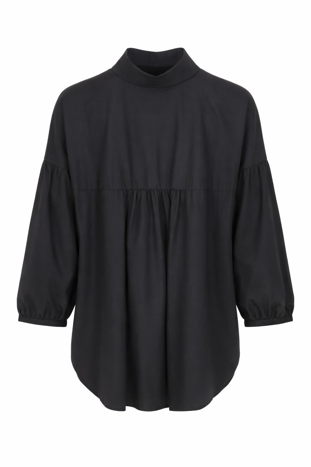 Mirakami | Asani Cotton Shirt in Black