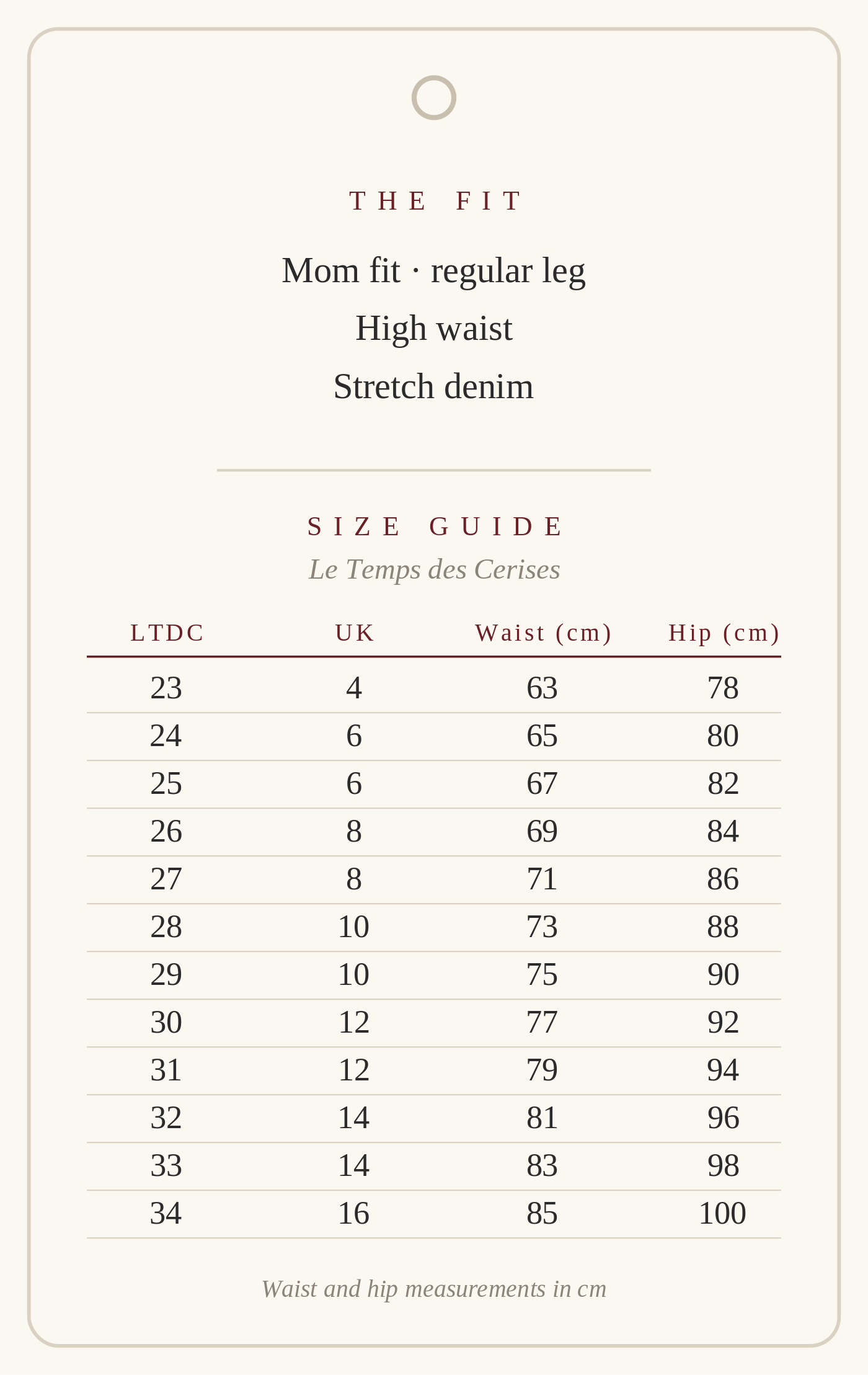 Le Temps des Cerises | Jean 400/17 Mom High Waist Regular Fit | Blue