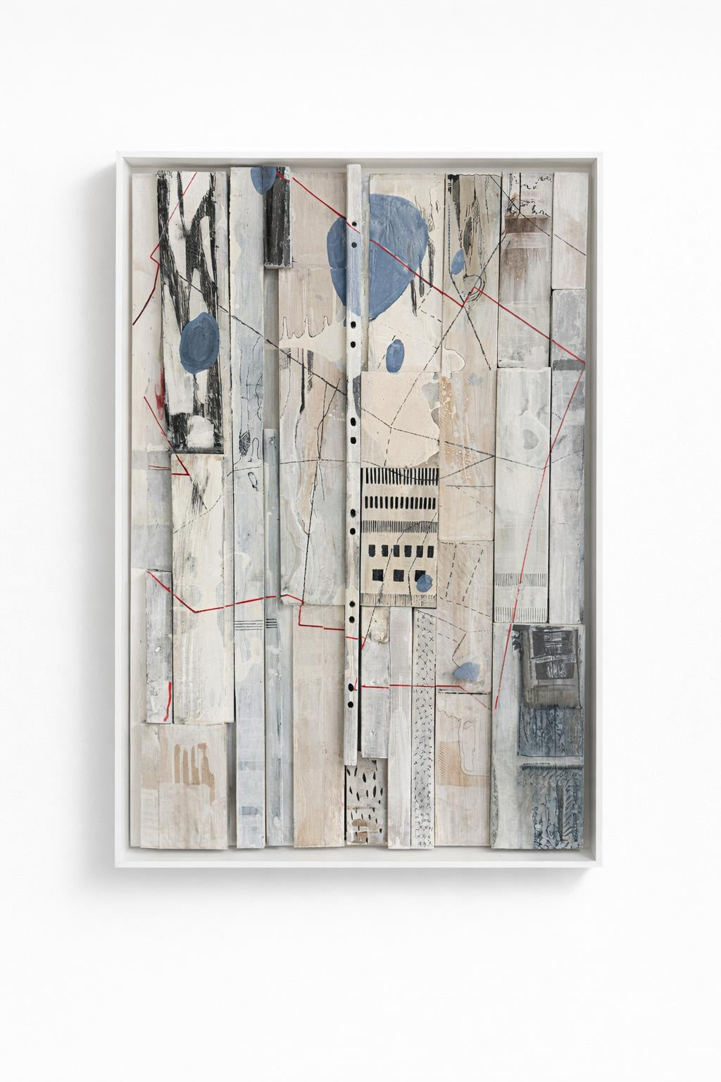 Coordinates of Becoming artwork by Rudolf Liebenberg, 2025 acrylic and charcoal on joined wood displayed at Boetiek Cape Town