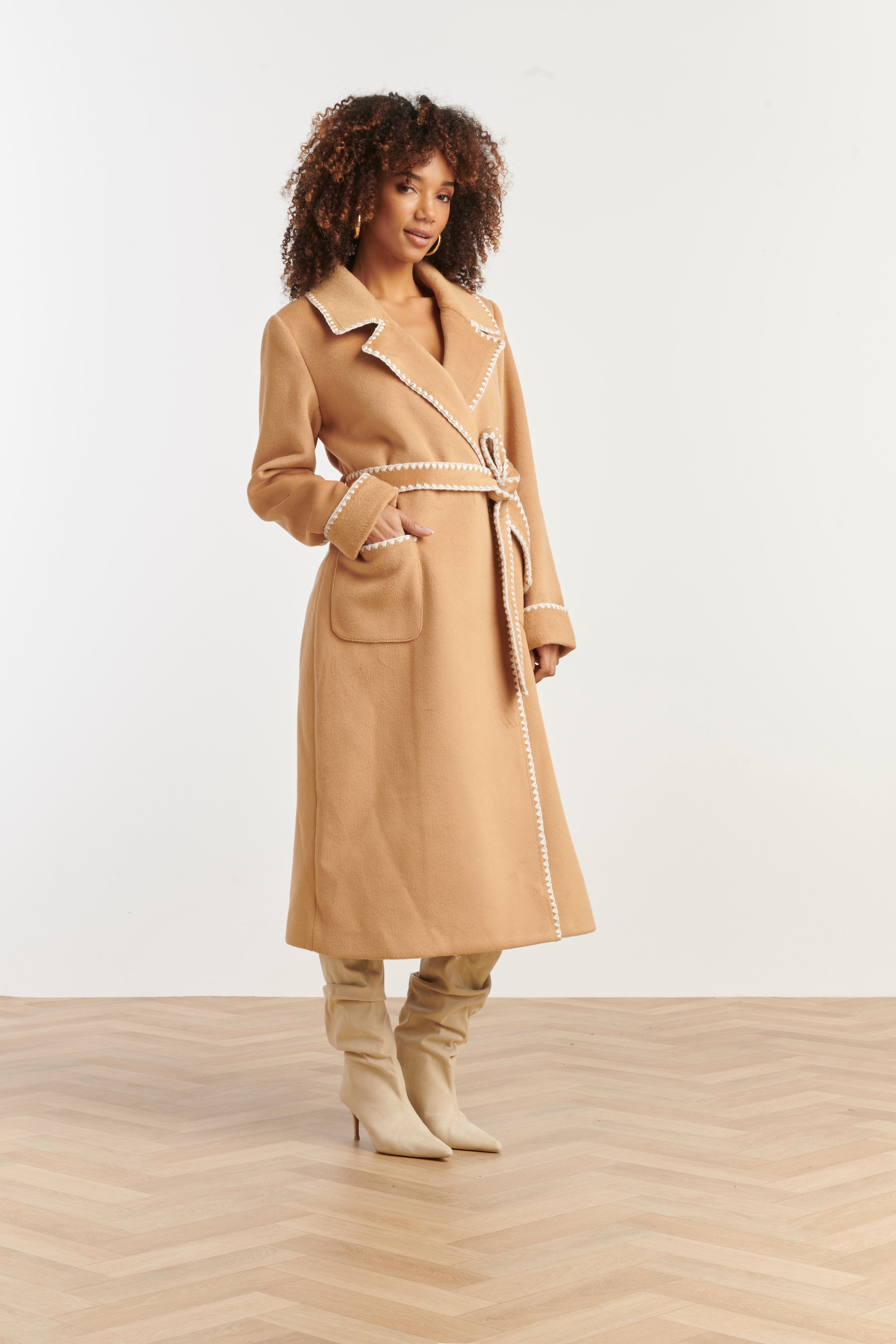 Smashed Lemon | Coat in Camel