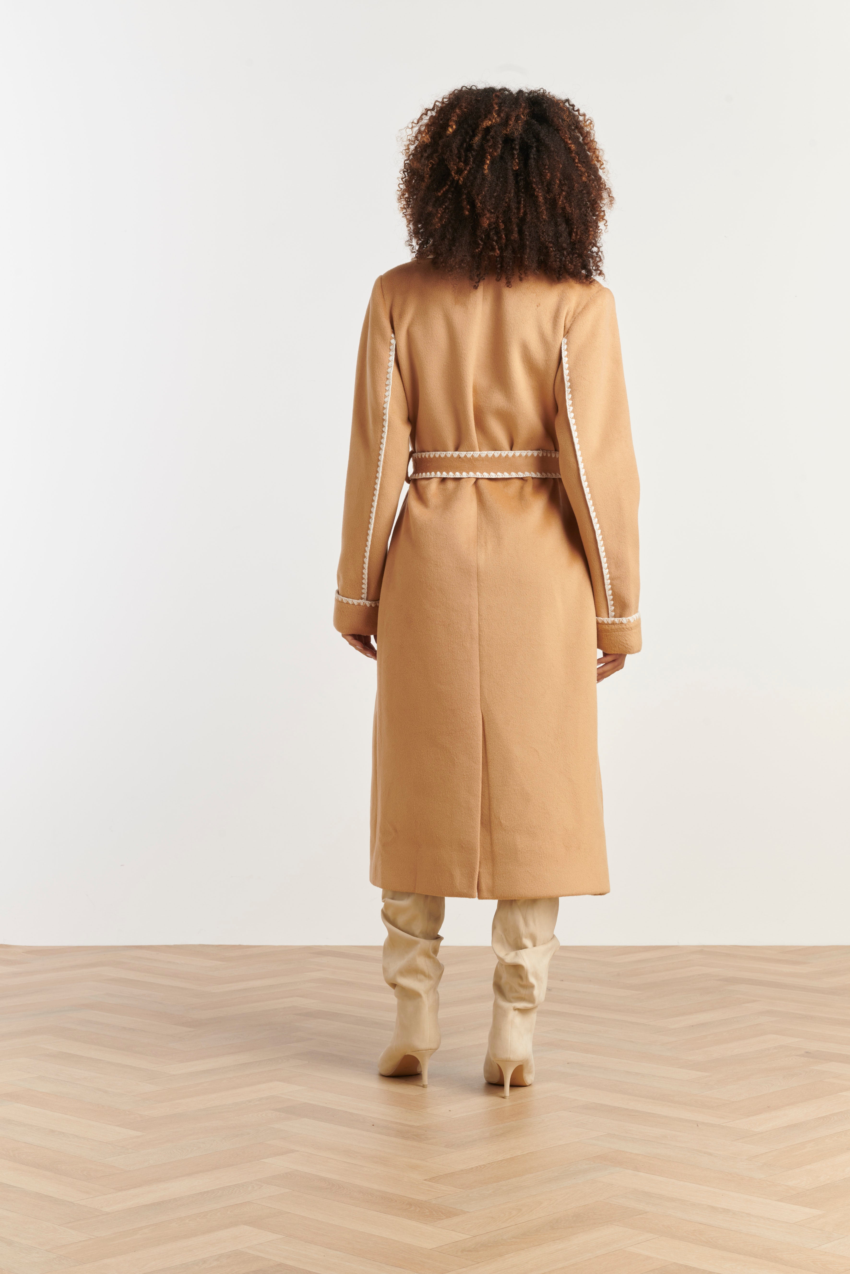 Smashed Lemon | Coat in Camel