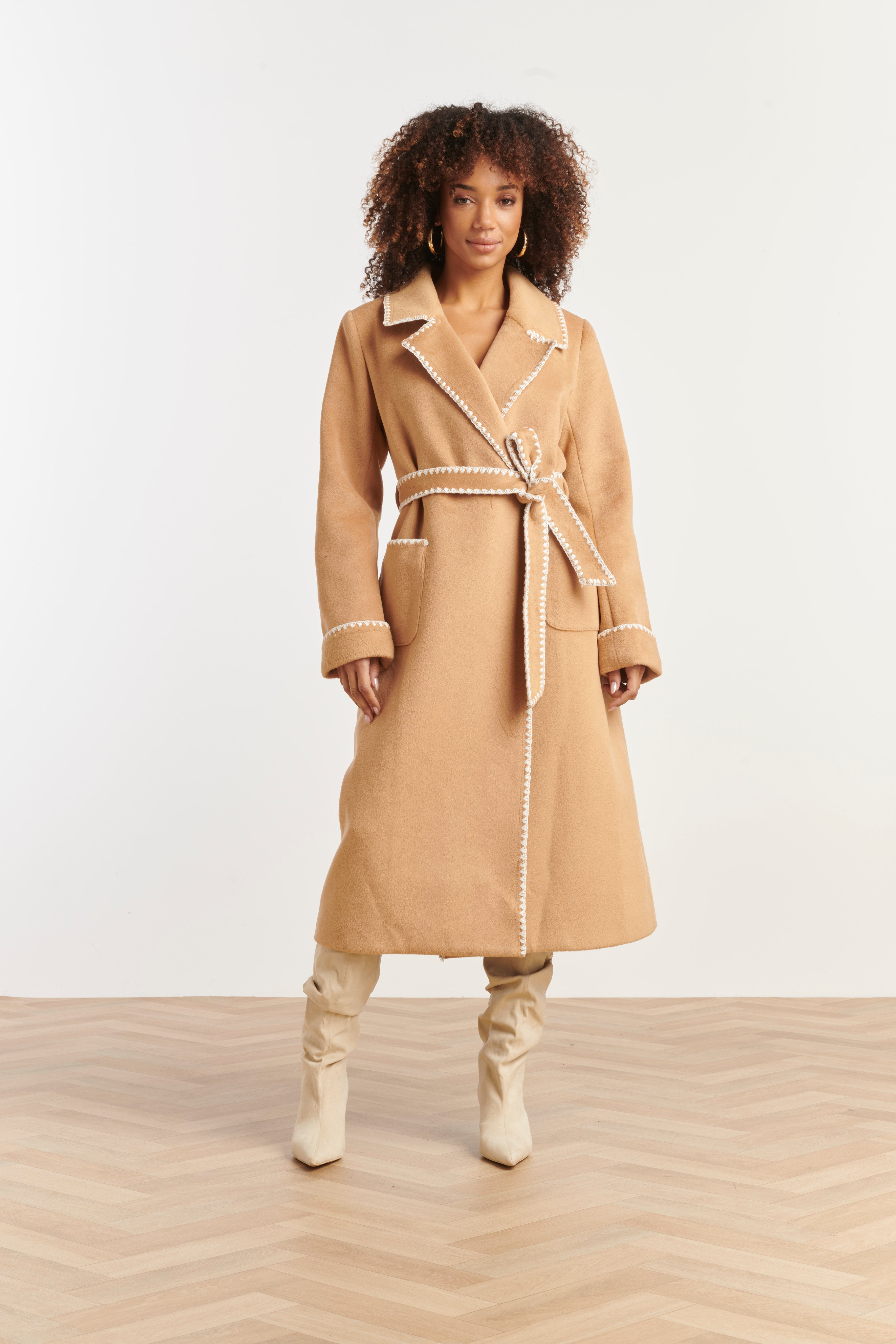 Smashed Lemon | Coat in Camel