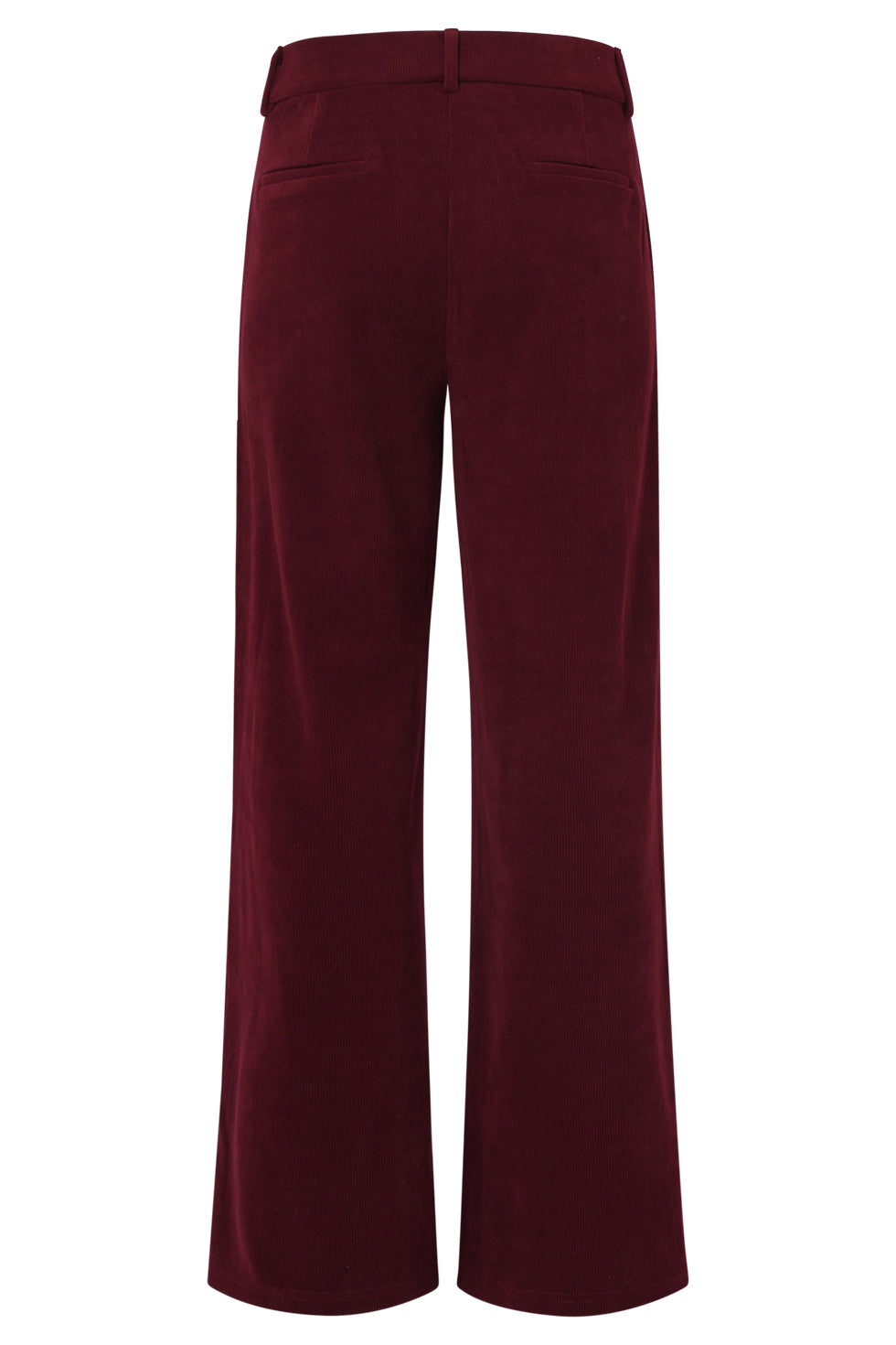 Smashed Lemon bordeaux wide-leg corduroy trousers