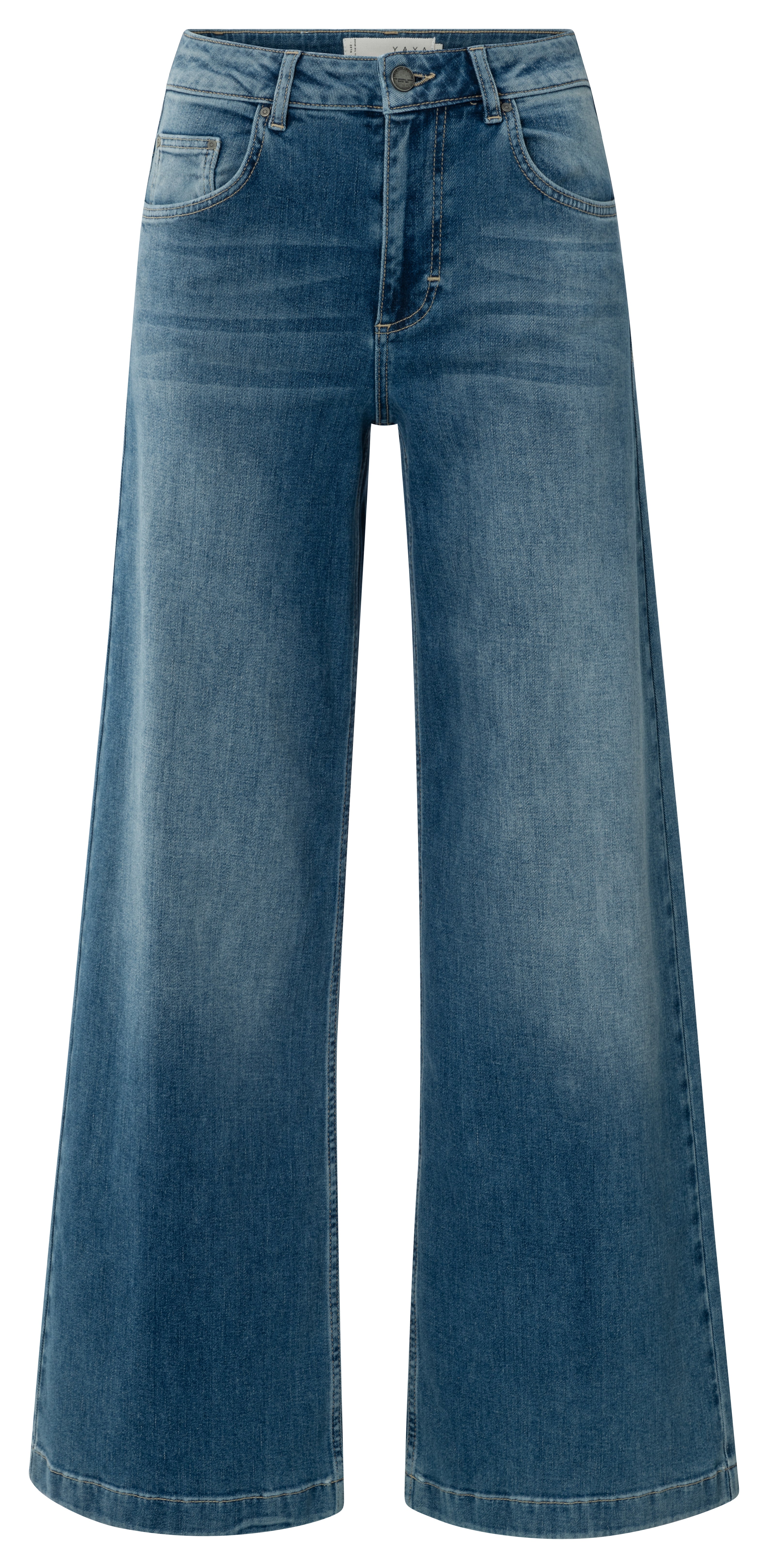 YAYA loose wide denim blue product front