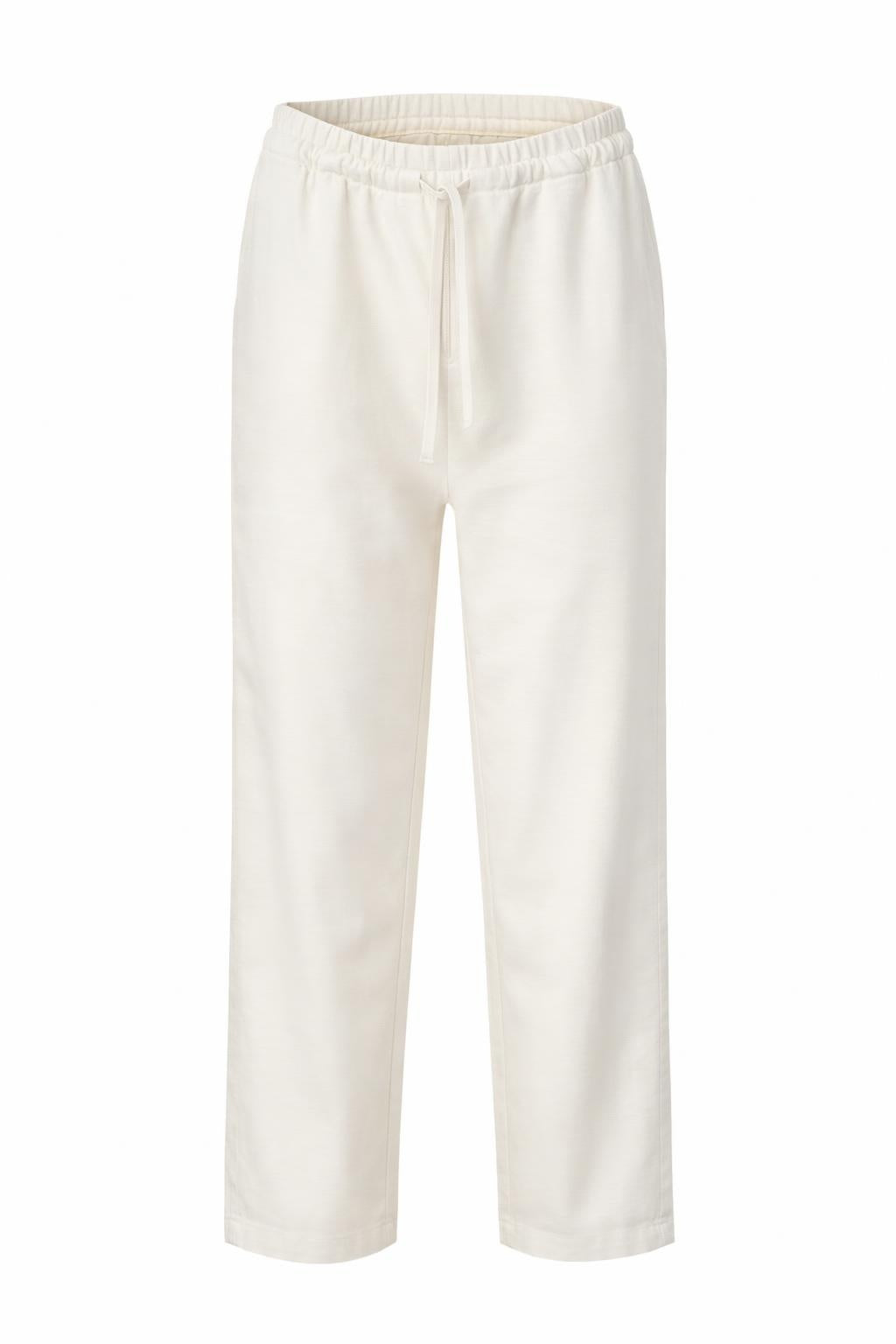 YAYA wide leg trousers off white product front view