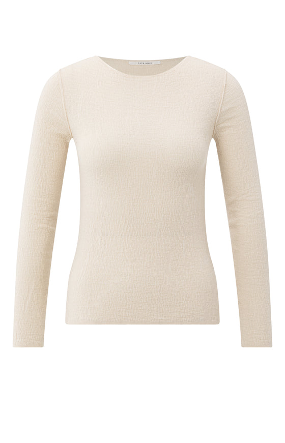 YAYA | Light Structured Knitted Top