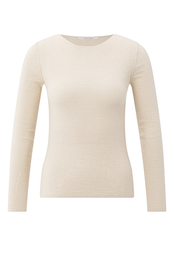 YAYA | Light Structured Knitted Top