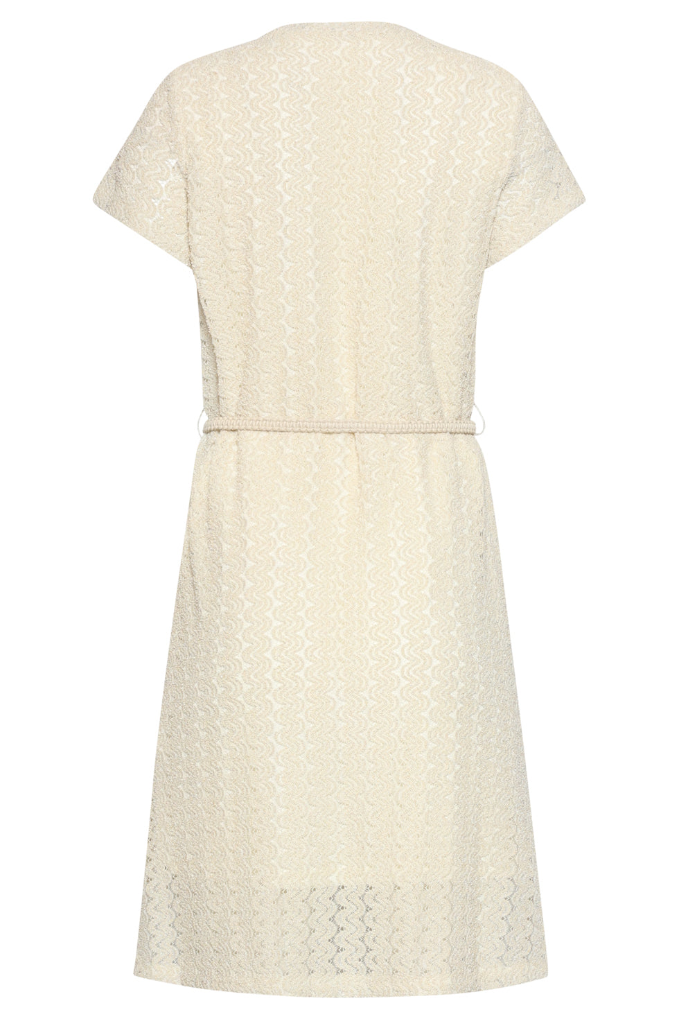 Smashed Lemon dress in off white, studio product view — Boetiek, Cape Town