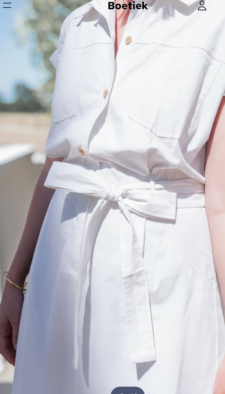 Holiday | Sand Dollar Dress in White