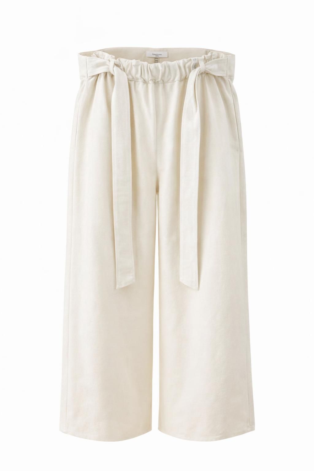 Super Ella | Superella Pleat Pants in Cream