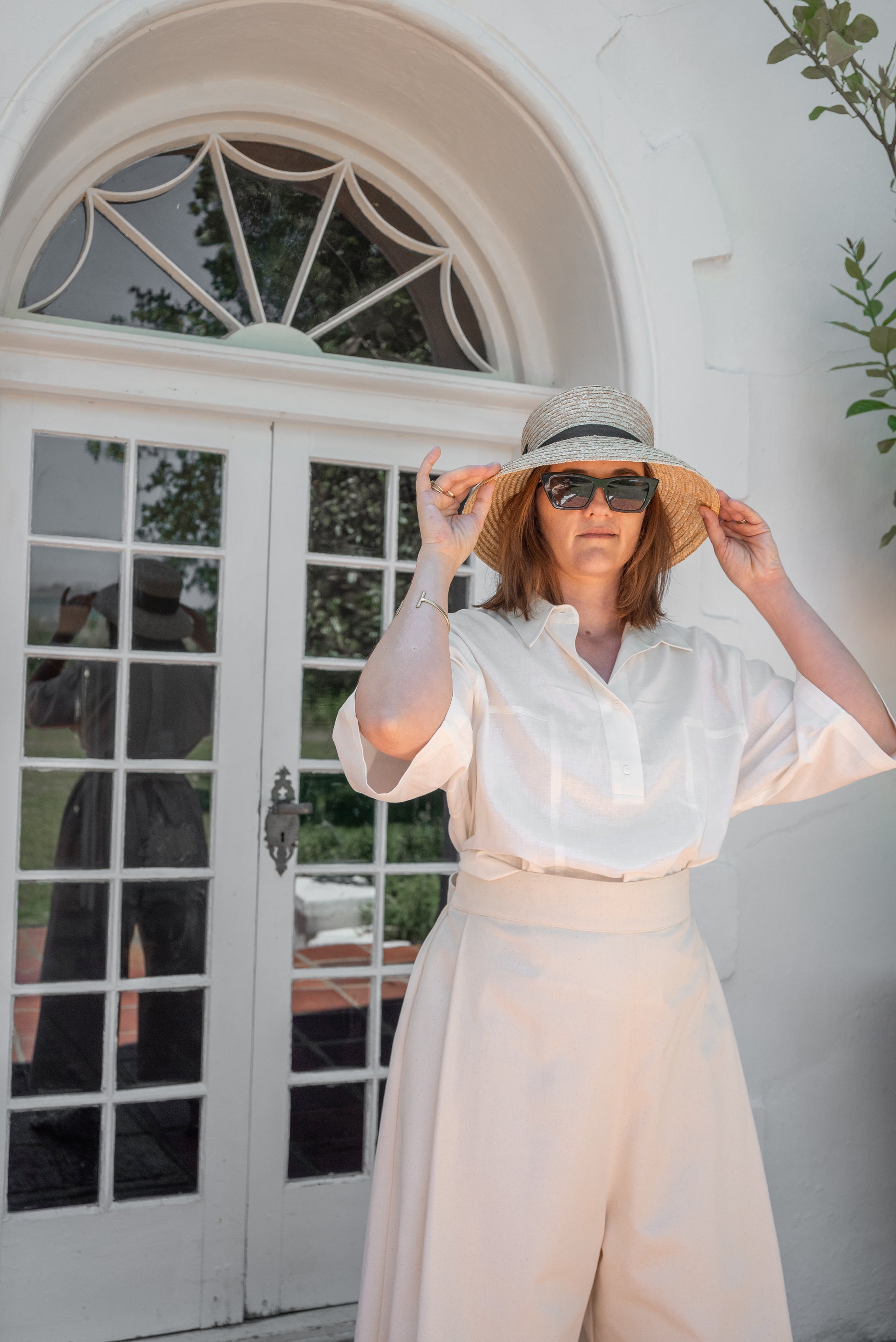 Super Ella | Superella Pleat Pants in Cream