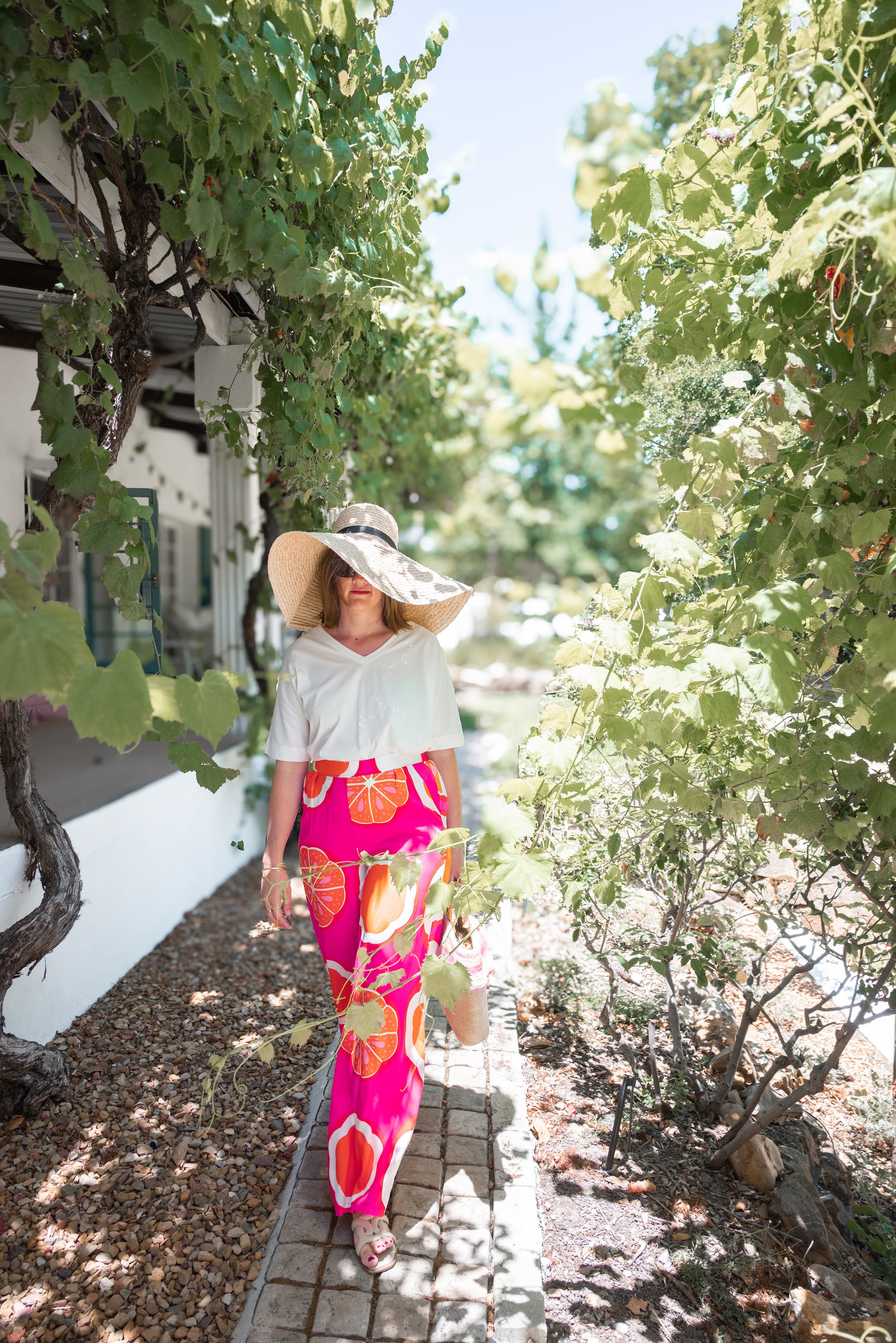 Smashed Lemon | Pants in Pink Multicolour