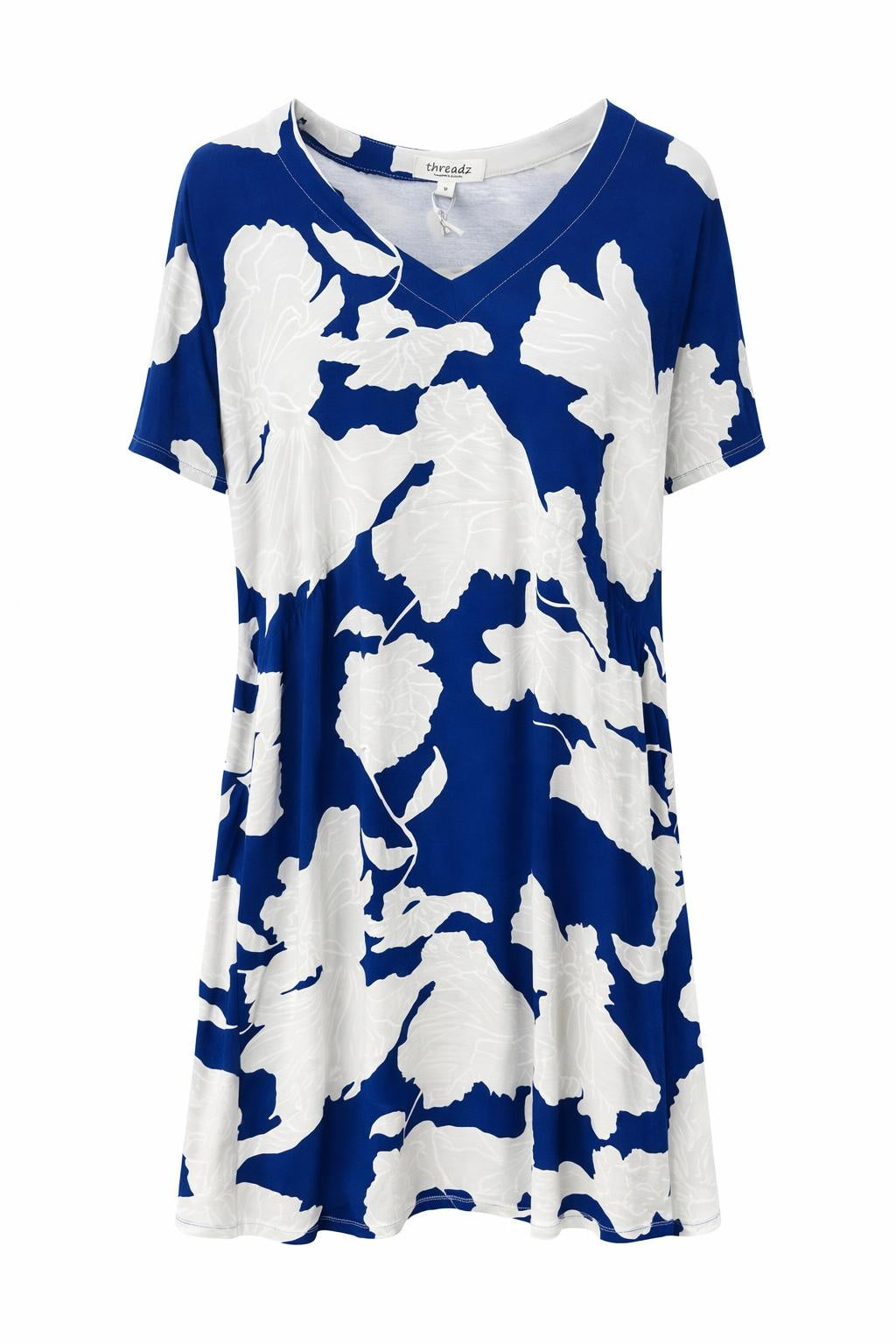 Threadz | Barcelona Dress | Blue/Natural