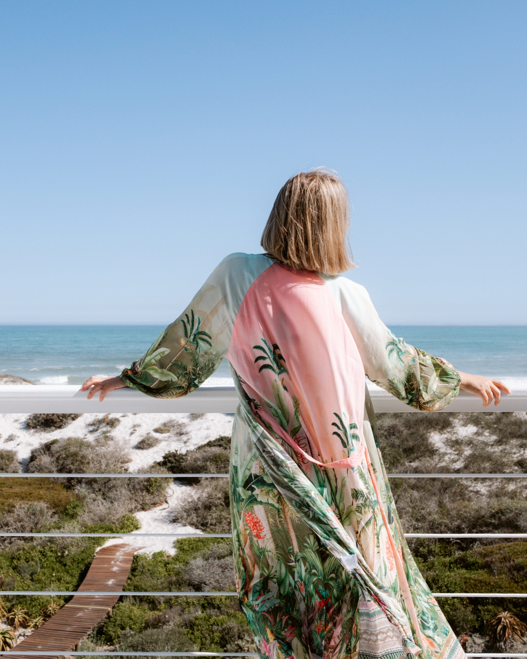 Gordon Smith | Toucan Multi Dress | Greenpink