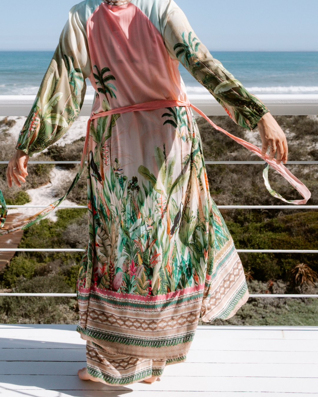 Gordon Smith | Toucan Multi Dress | Greenpink