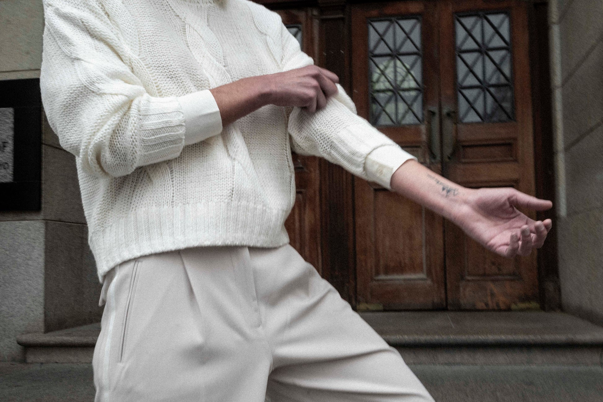 Yarra Trail | Coaxial Jumper in Ecru