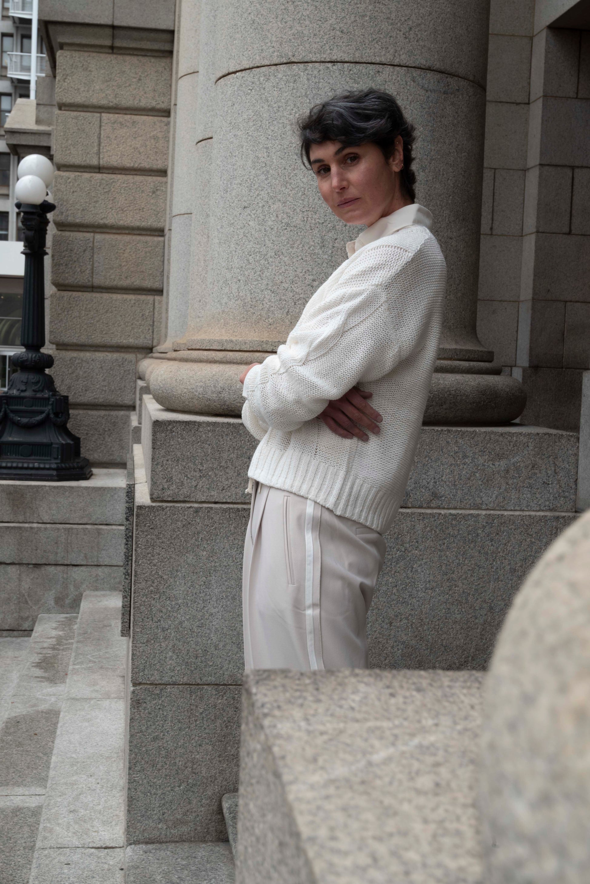 Yarra Trail | Coaxial Jumper in Ecru