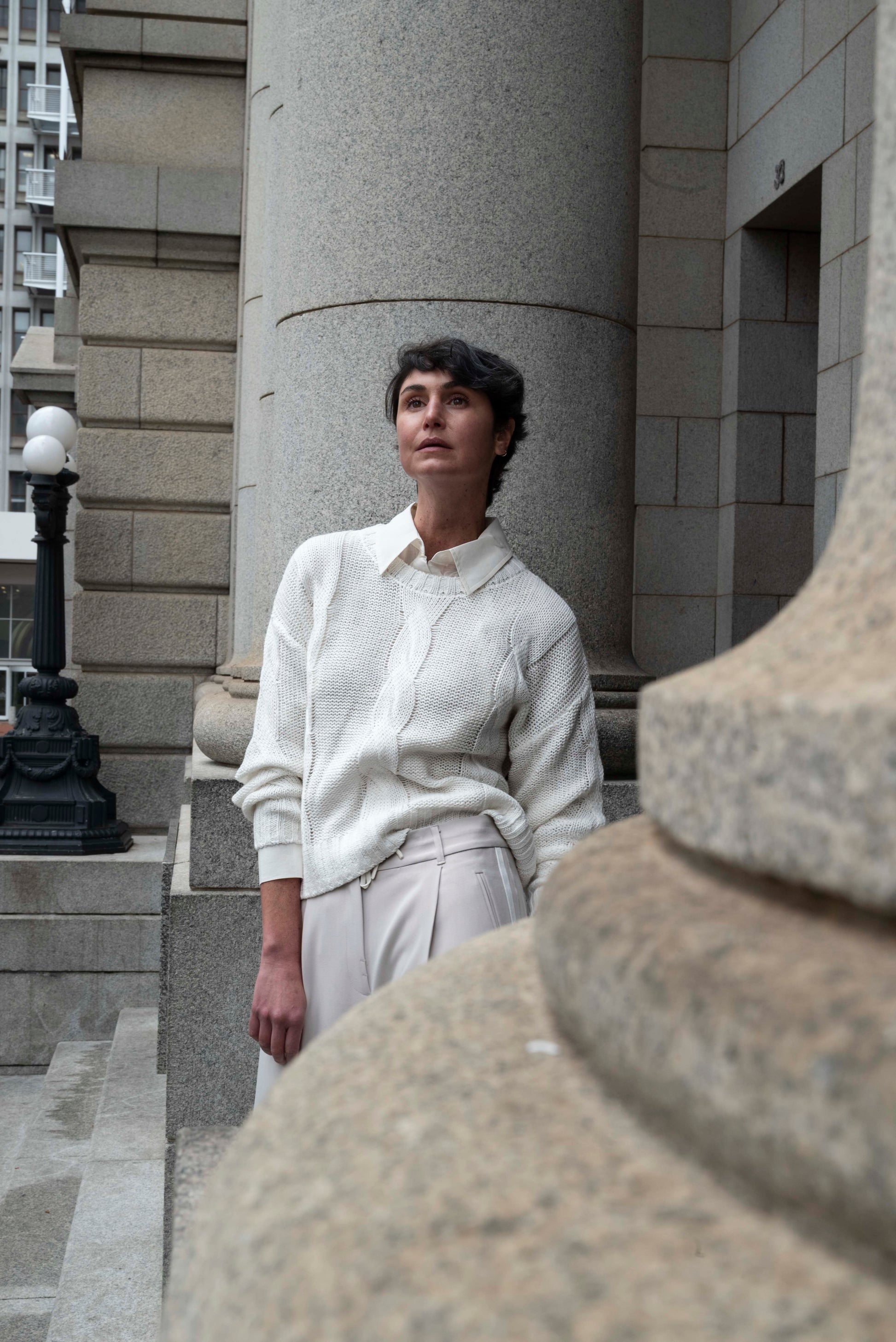 Yarra Trail | Coaxial Jumper in Ecru