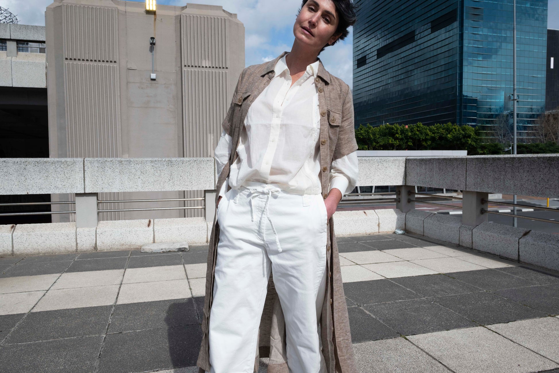 YAYA | Trousers | Off-White